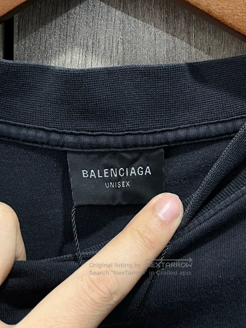 Balenciaga Balenciaga Night view letter print round neck short sleeve Size US S / EU 44-46 / 1 - 5 Thumbnail