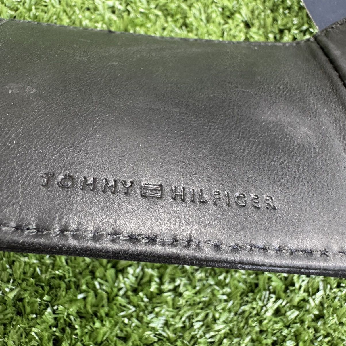 Tommy Hilfiger × Vintage Tommy Hilfiger Black Genuine Leather Money Clip Wallet Size ONE SIZE - 4 Thumbnail