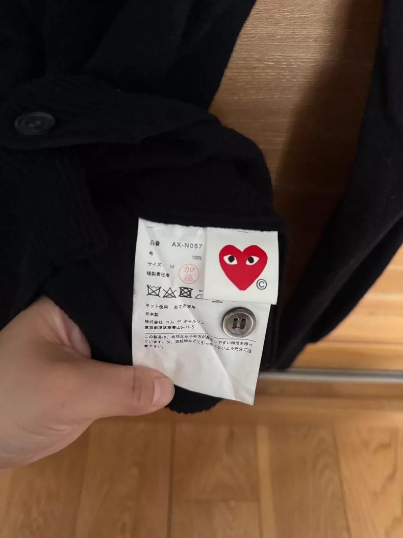 Comme des Garcons Comme Des Garcons Black double heart knitted cardigan Nexta Size M / US 6-8 / IT 42-44 - 6 Thumbnail