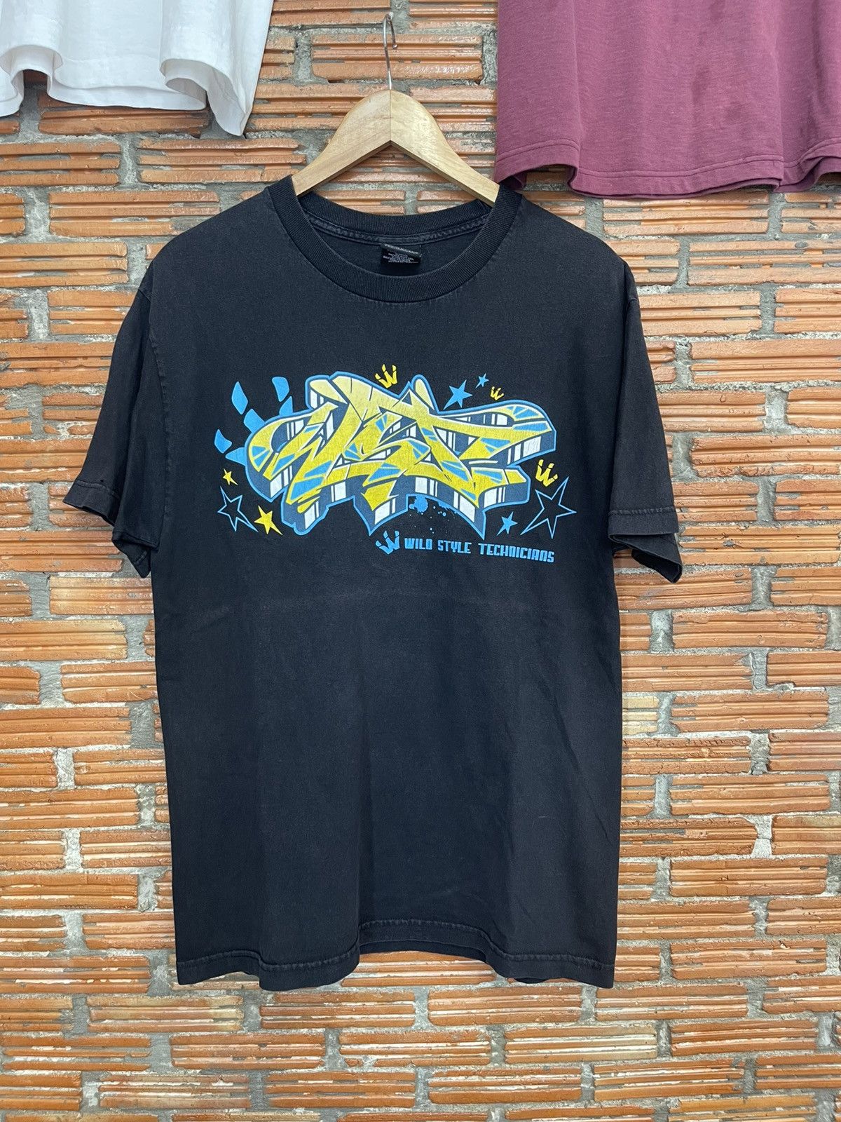 Other Vintage Y2K Wild Style Technicians T shirt L. Size US L / EU 52-54 / 3 - 1 Thumbnail