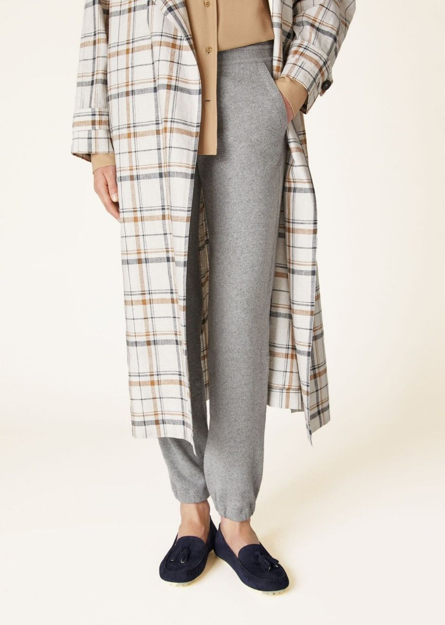 image of Loro Piana O1Srvl11E0424 Trouser In Grey, Women's (Size 26)
