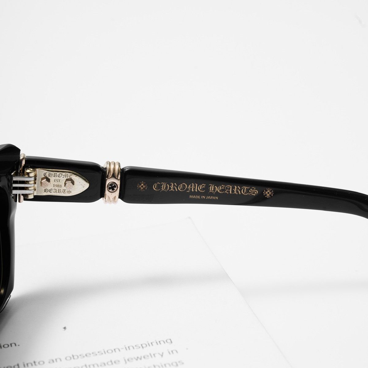 Chrome Hearts CHROME HEARTS CLITERALLY BLACK -18KGP SUNGLASSES Size ONE SIZE - 4 Thumbnail