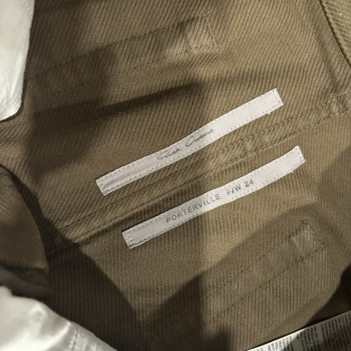 Rick Owens FW24 Porterville Corduroy Geth Cut Jeans - Bean - 30 Size US 30 / EU 46 - 6 Thumbnail