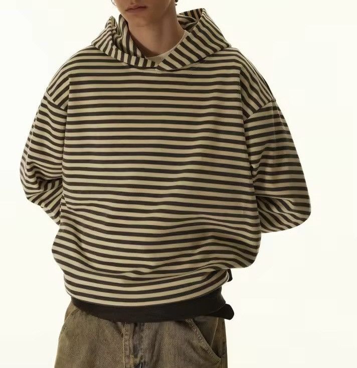 Other Striped Loose Streetwear Hoodie Casual Sweatshirt Size US XXL / EU 58 / 5 - 1 Thumbnail