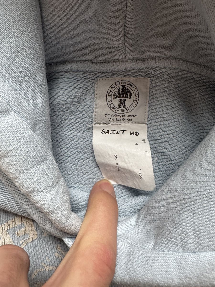 Saint Michael Angel of Death Printed Hooded Cotton Sweatshirt Size US M / EU 48-50 / 2 - 5 Thumbnail