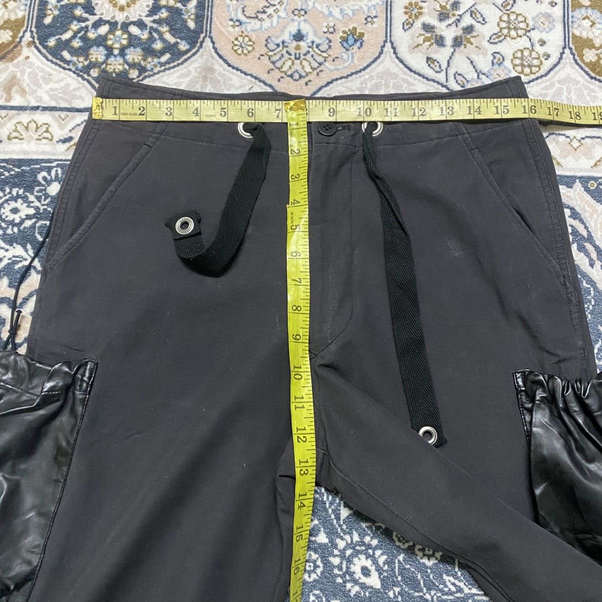 Le Grande Bleu (L.G.B.) MANIAC WORKS Black Cargo Pants Drawstring Size US 32 / EU 48 - 21 Thumbnail