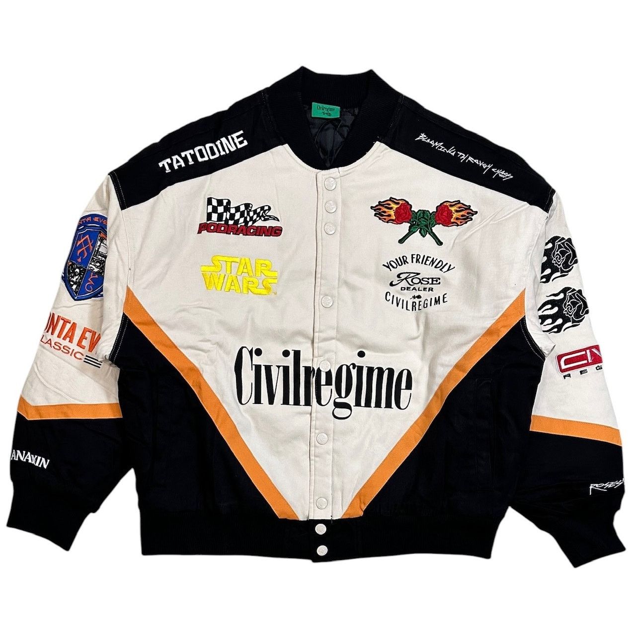 Civil Regime Civil Regime X Star Wars Pod Racing Varsity Bomber Jacket Size US M / EU 48-50 / 2 - 2 Thumbnail