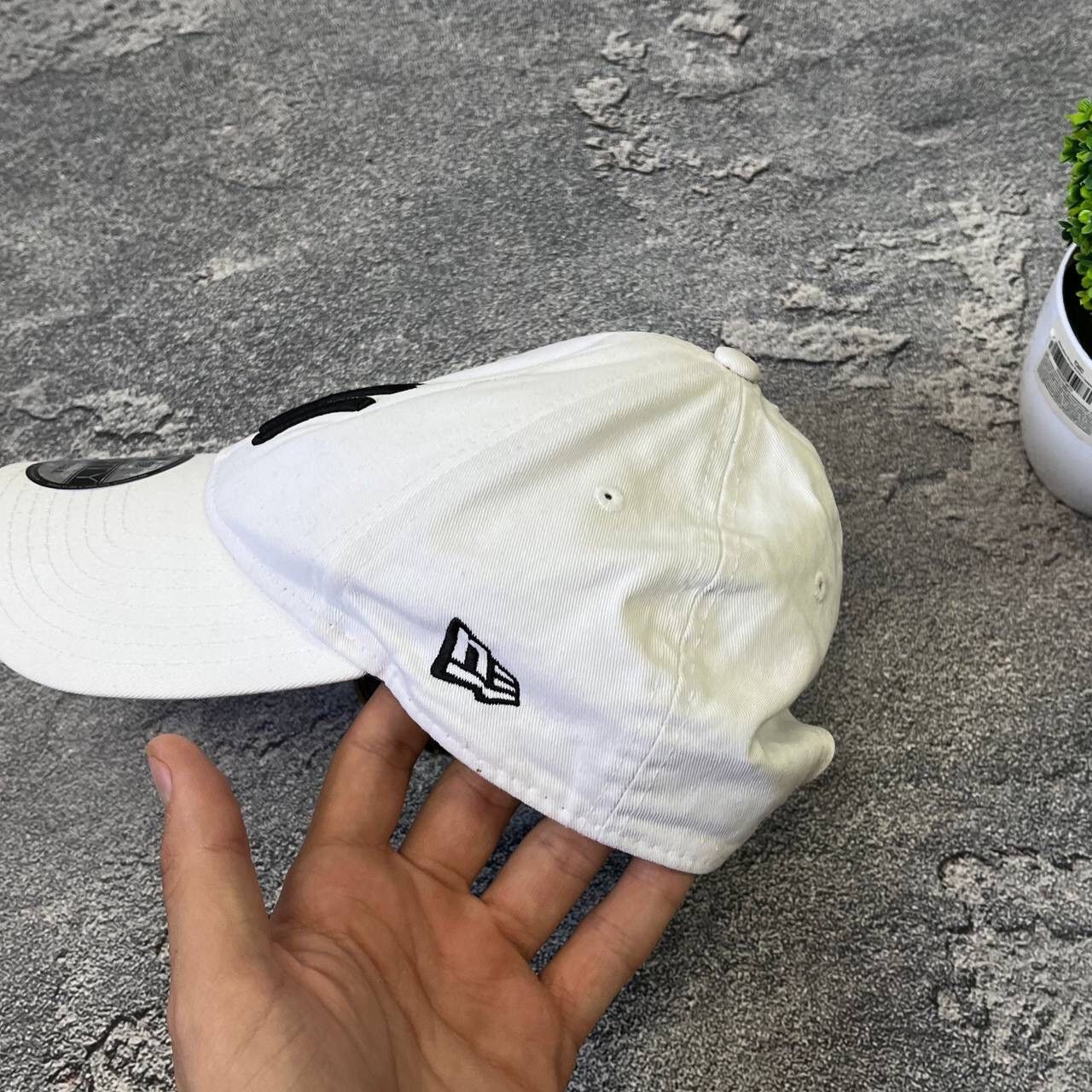 New Era Vintage New Era New York 9FORTY White Spell Out Baseball Hat Size ONE SIZE - 8 Thumbnail