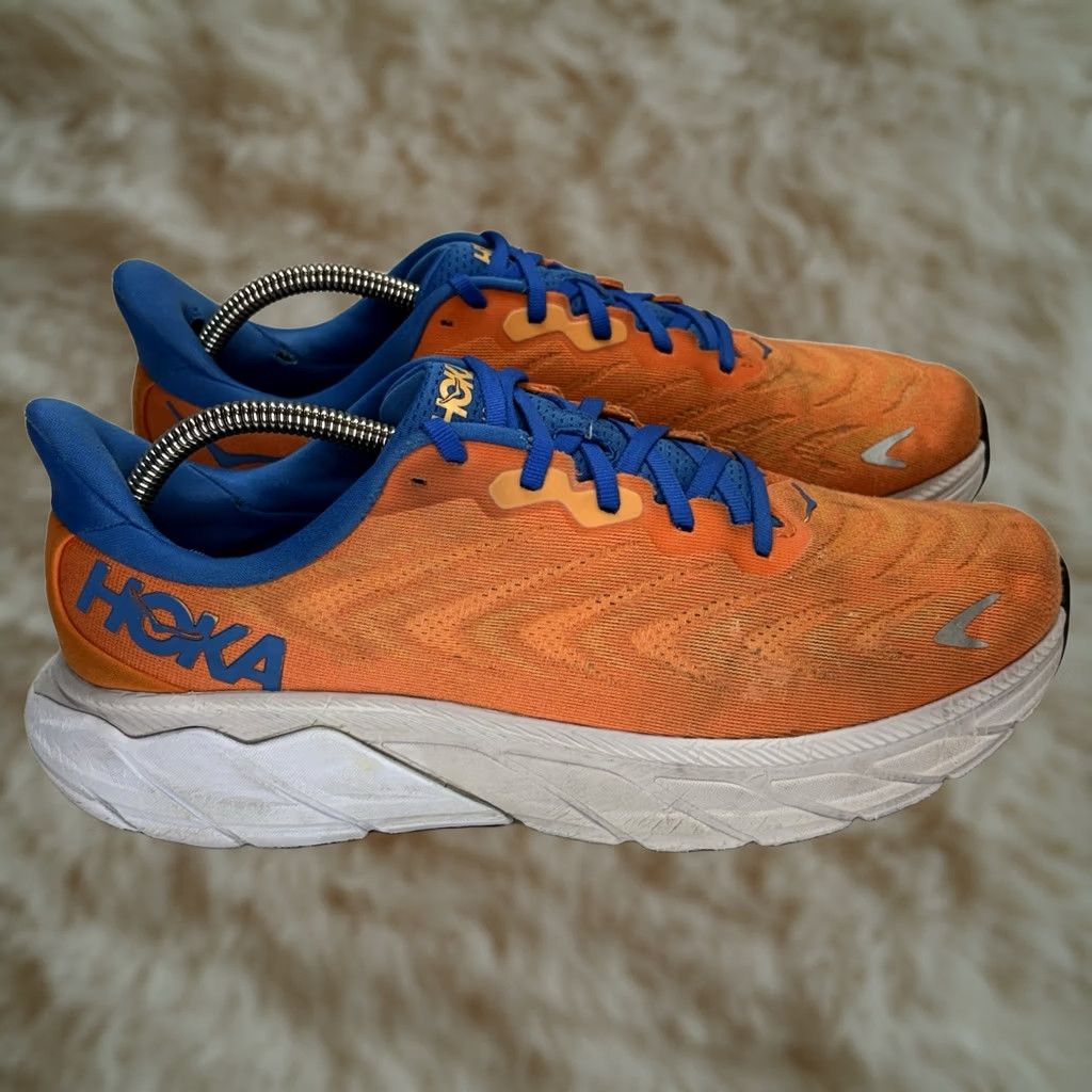 Vintage Hoka One One Arahi 6 Running Shoes Men's US 9.5 Orange Blue Walking Sneakers Size US 10 / EU 43 - 1 Thumbnail