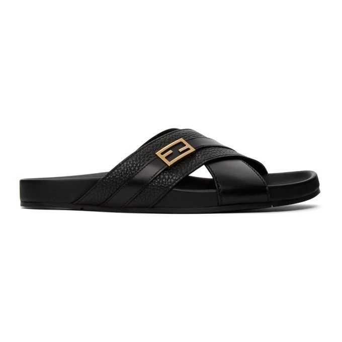 Fendi o1loc1c0824 Sandals in Noir Size US 8 / EU 41 - 1 Thumbnail