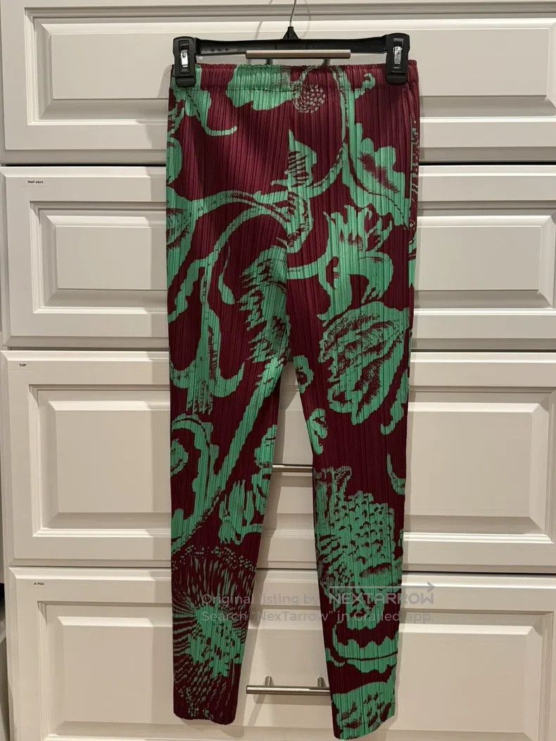 Issey Miyake Issey Miyake size:3 Green Pants Size 22" - 2 Thumbnail