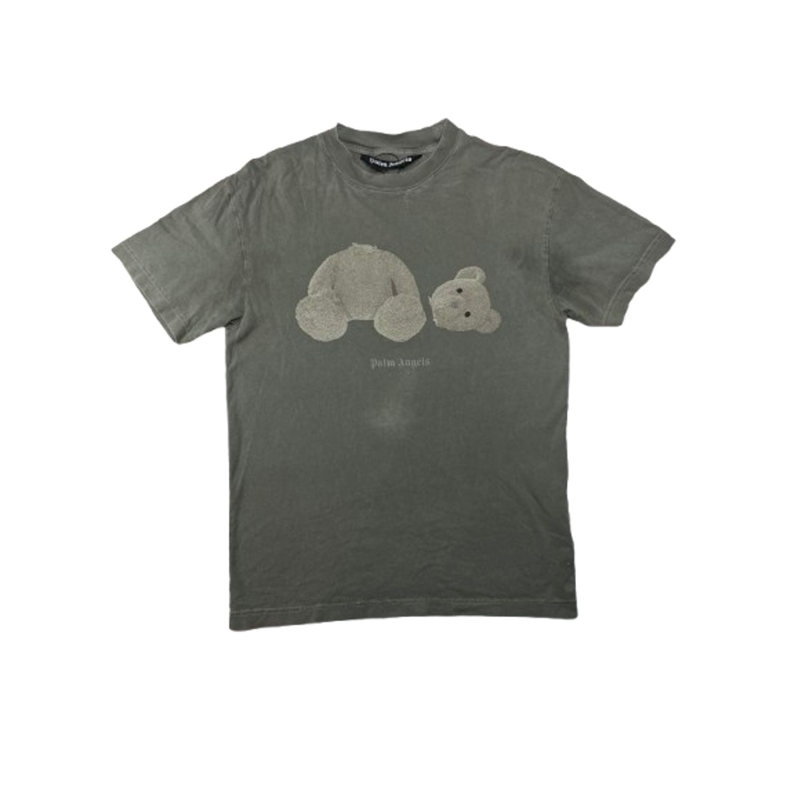 Palm Angels Palm Angels Olive Teddy Tee Size US S / EU 44-46 / 1 - 1 Thumbnail