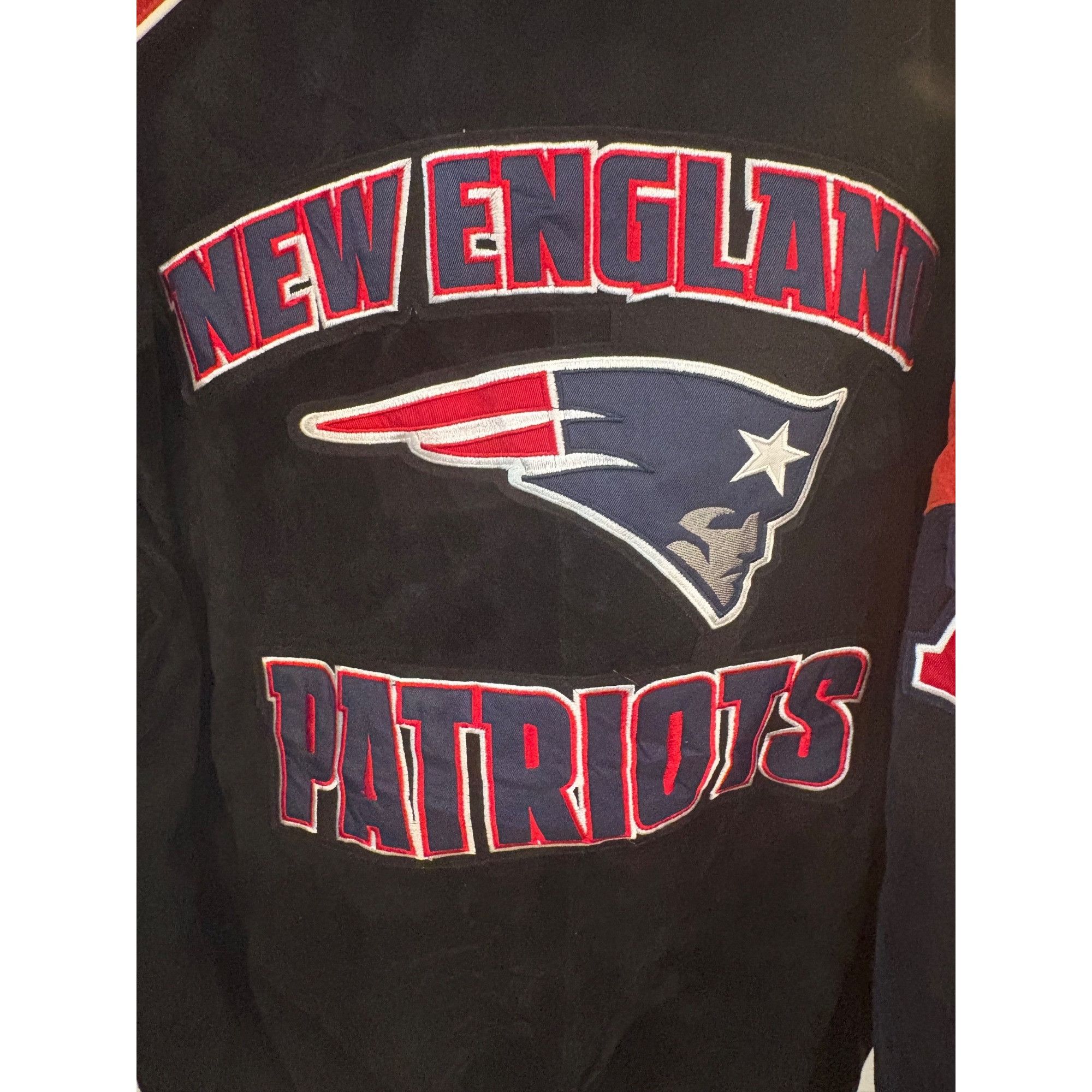 NFL New England Patriots NFL Men's G-III Faux Leather Suede Jack Size US XL / EU 56 / 4 - 5 Thumbnail