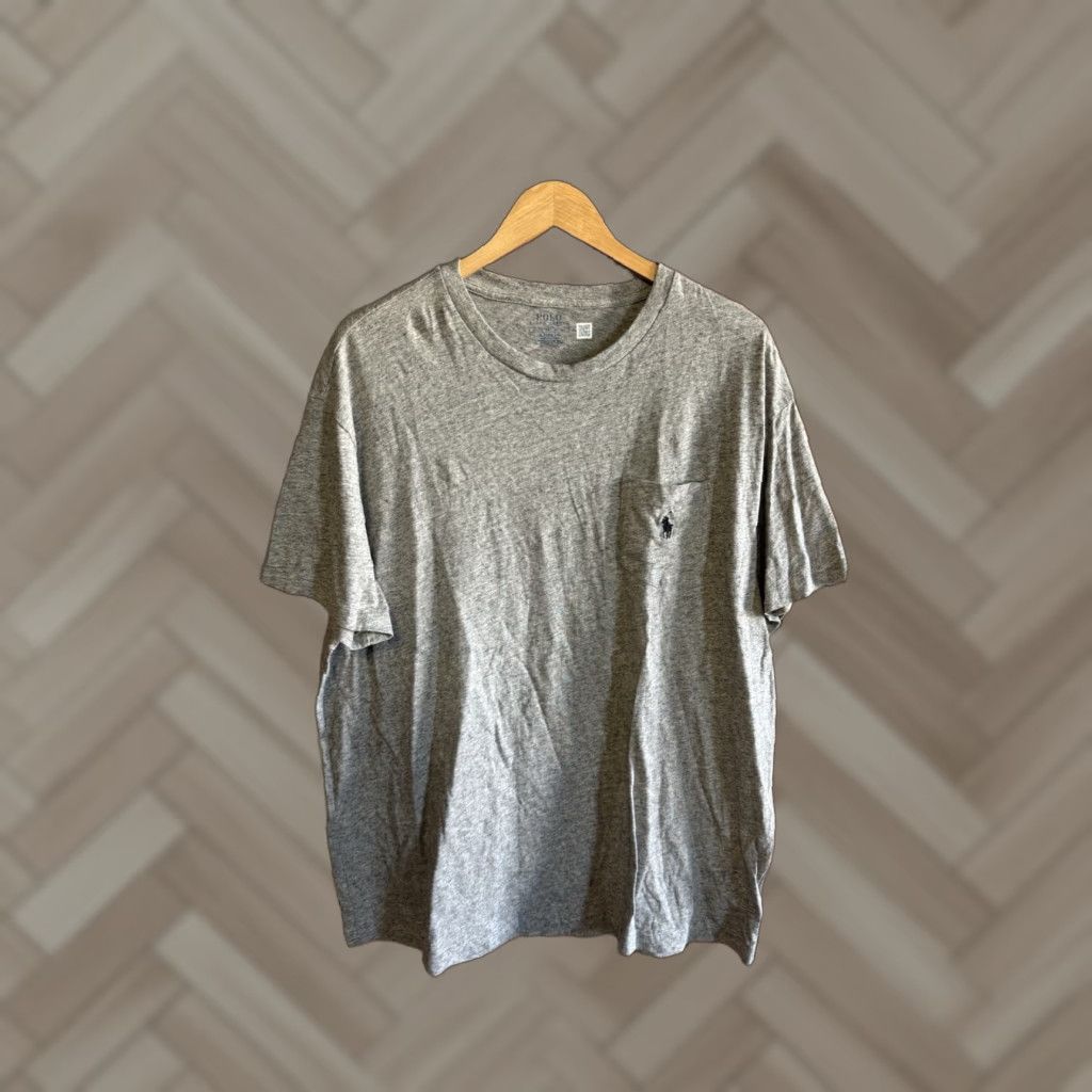 Polo Ralph Lauren Polo Ralph Lauren Womens Gray Short Sleeve T-shirt XL Classic Fit Size XL / US 12-14 / IT 48-50 - 1 Thumbnail