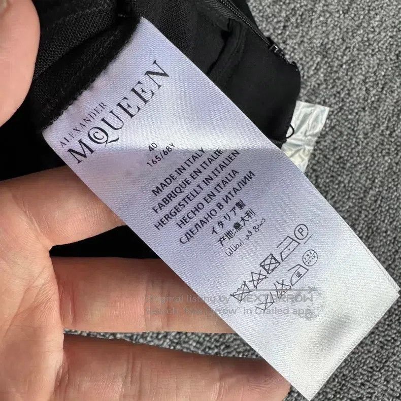 Alexander McQueen Alexander Mcqueen Black trousers Size 26" / US 2 / IT 38 - 5 Thumbnail