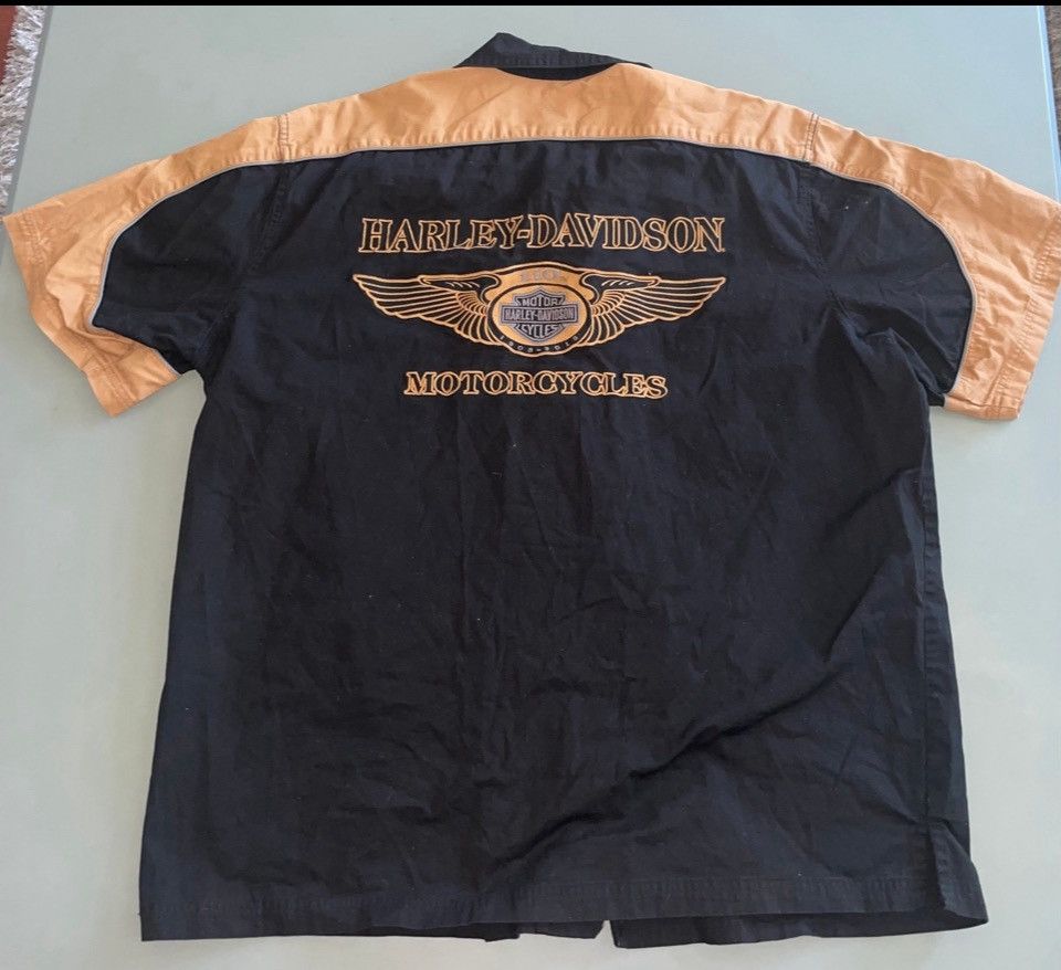 Harley Davidson Harley Davidson Vintage Mens style Shirt Dbl Sided 110th Size US XXL / EU 58 / 5 - 4 Thumbnail