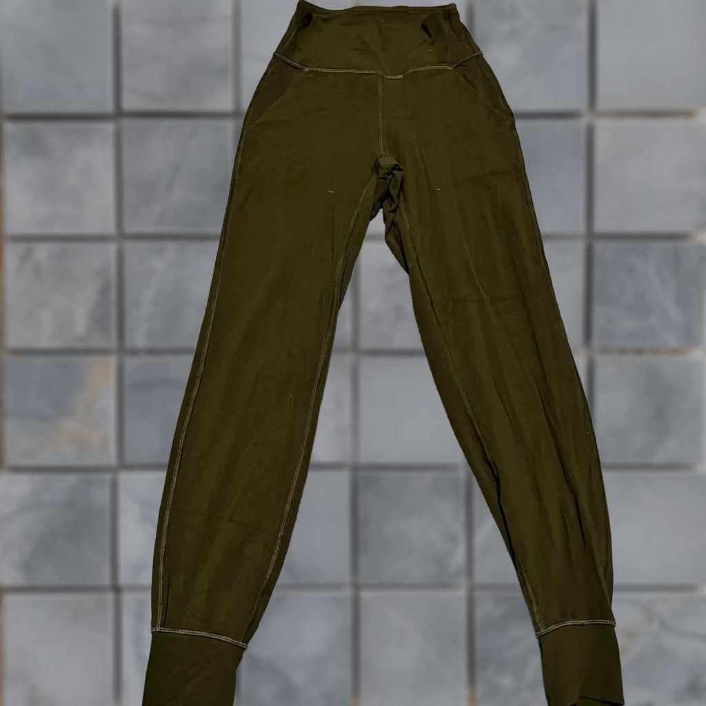 Lululemon VINTAGE Lululemon Align Jogger 28" Womens 2 Green Nulu Pull On Pants W5CO2S Size 26" / US 2 / IT 38 - 1 Thumbnail