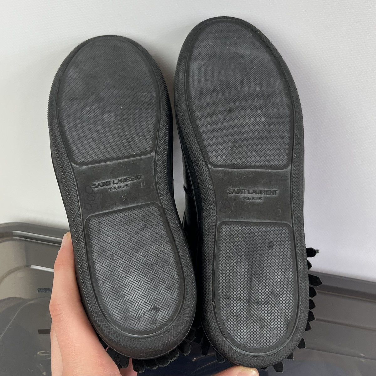 Saint Laurent Paris Saint Laurent SL/18H Leather Fringe Shoes Hedi Slimane Era Size US 5 / IT 35 - 5 Thumbnail