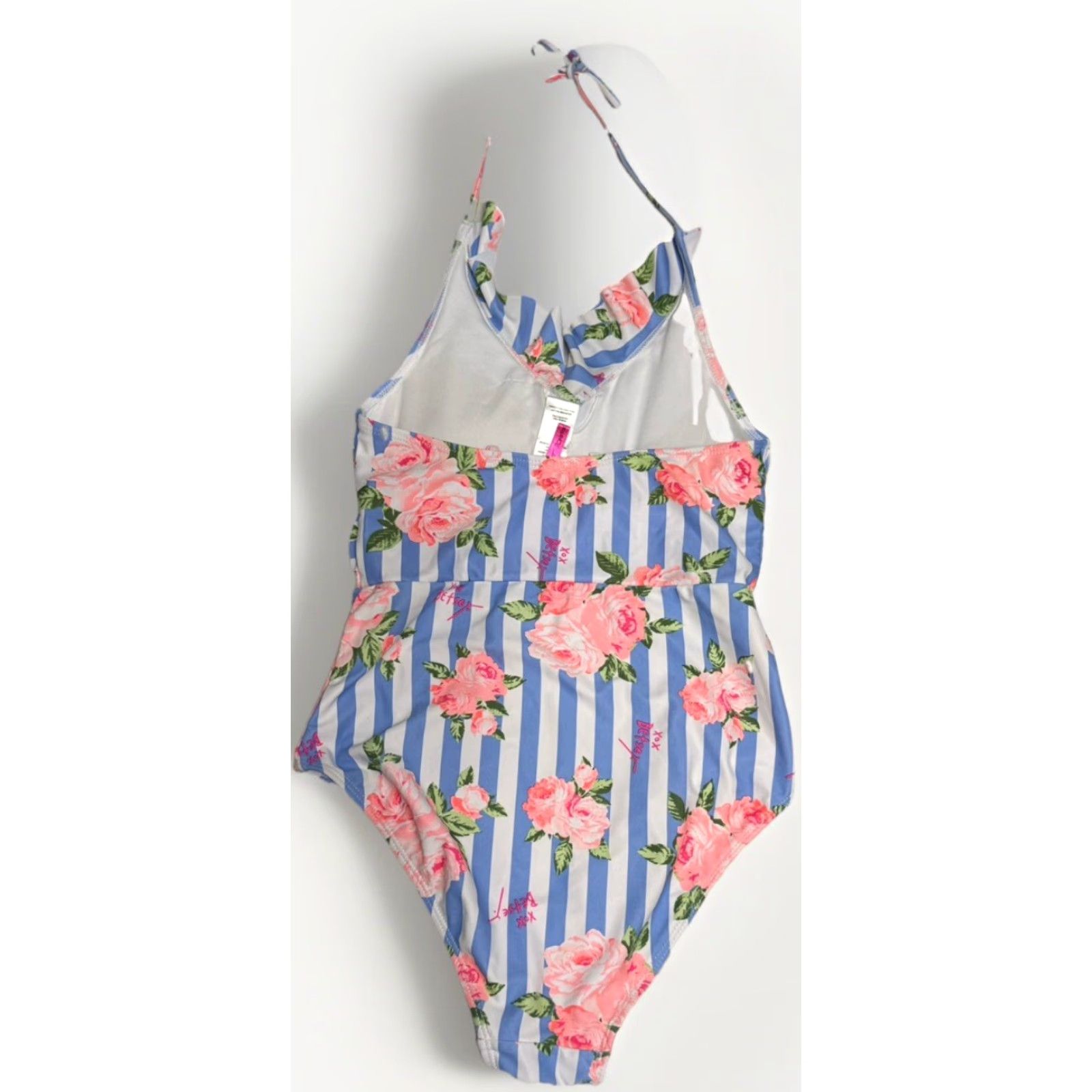 Betsey Johnson Betsey Johnson Womens One Piece Swimsuit Size S Floral UPF 50 Spaghetti Strap Built-In Bra Removable Pads Quick Dry UV Protection Multicolor Size ONE SIZE - 2 Thumbnail