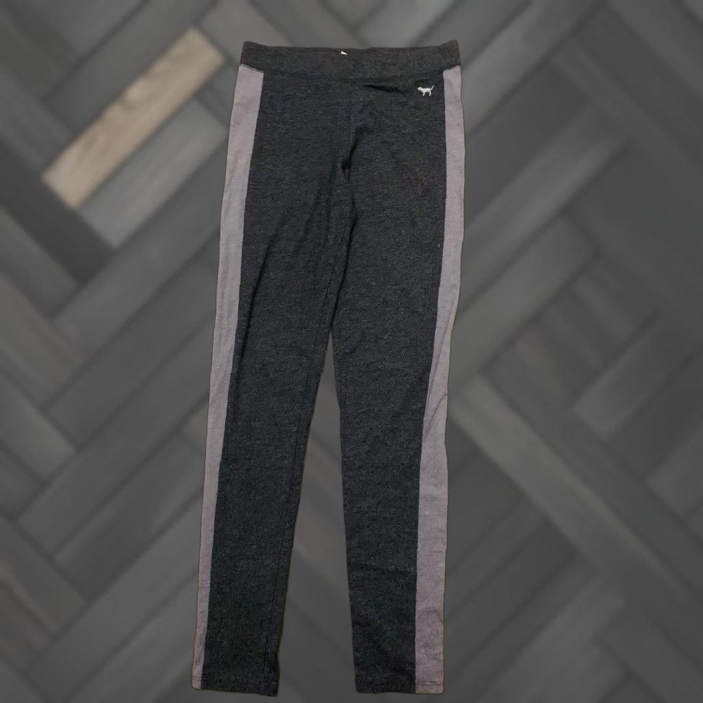 Victoria's Secret Victoria's Secret PINK Leggings Gray Size S Womens Ankle Comfort Elastic Waist Stretch Gym Running Yoga Size 28" / US 6 / IT 42 - 1 Thumbnail