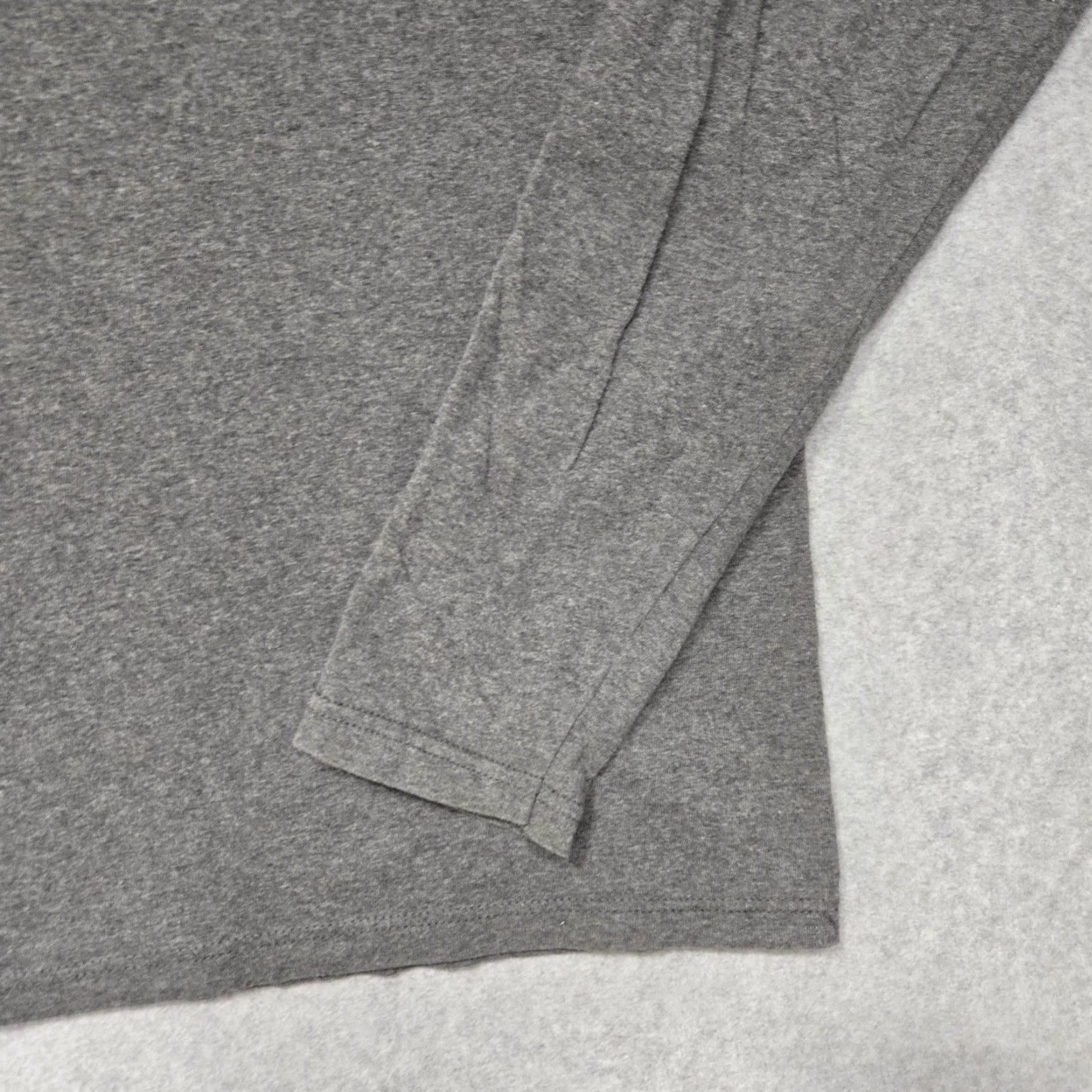 Nike Nike Shirt Mens XL Gray Long Sleeve Crewneck Embroidered Spell Out Logo Cotton Size US XL / EU 56 / 4 - 7 Thumbnail
