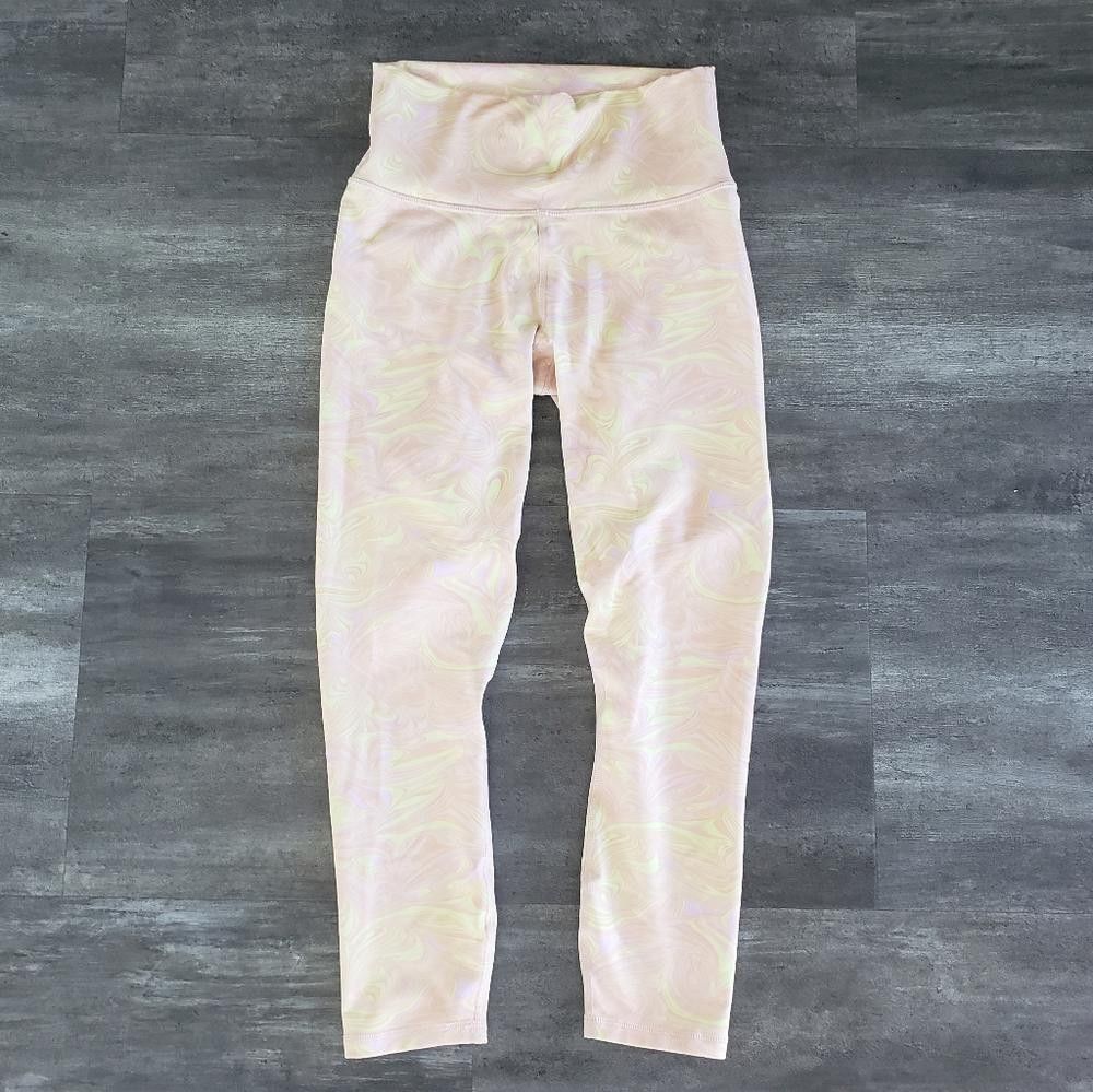 Fabletics Yellow Harlow Fabletics PowerHold Midi Legging Size 26" / US 2 / IT 38 - 1 Thumbnail