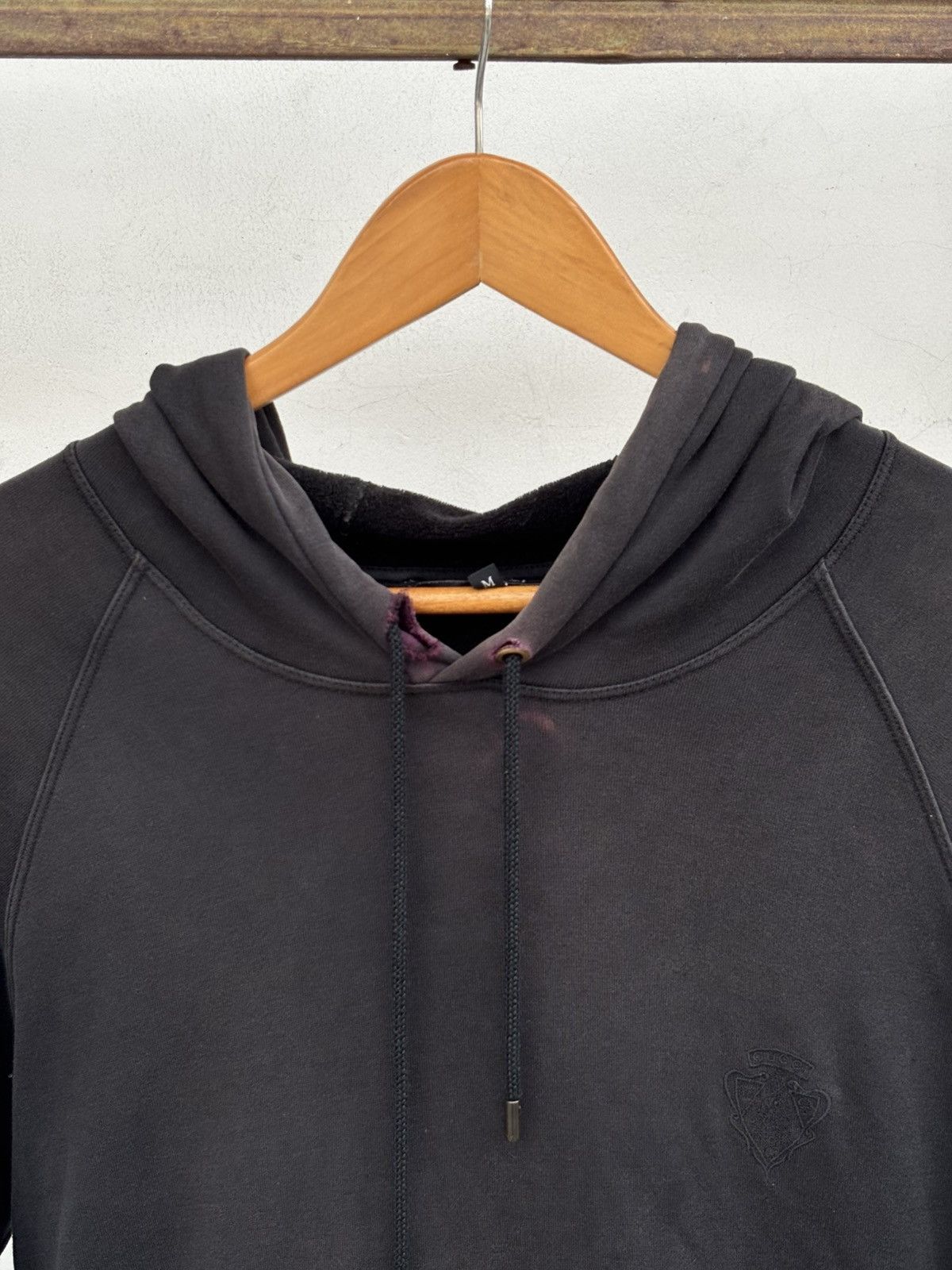 Gucci Thrashed Sunfaded Black Hoodie Size US M / EU 48-50 / 2 - 3 Thumbnail