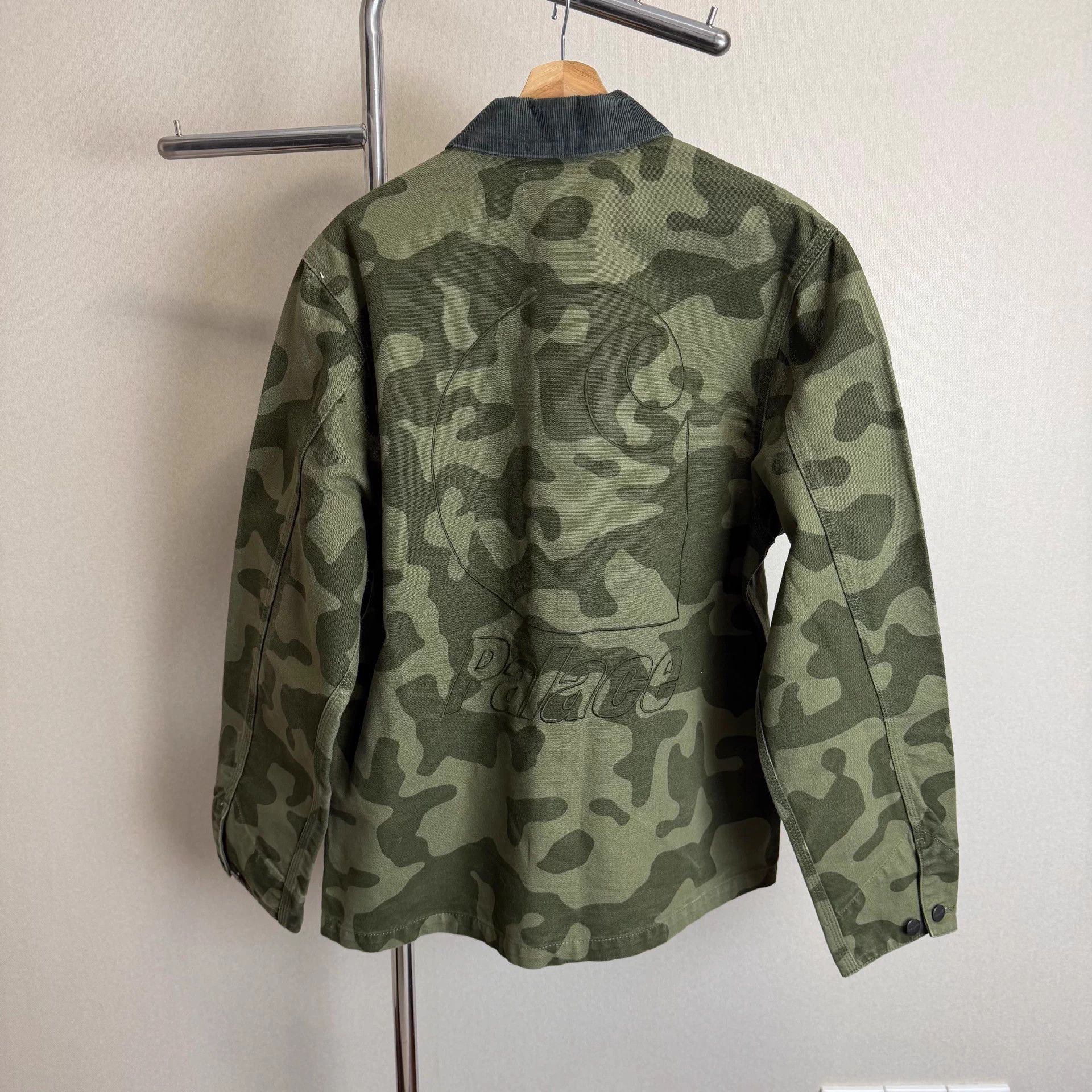 Palace Palace x Carhartt WIP Camo Panelled Flight Green Jacket Size US L / EU 52-54 / 3 - 2 Thumbnail