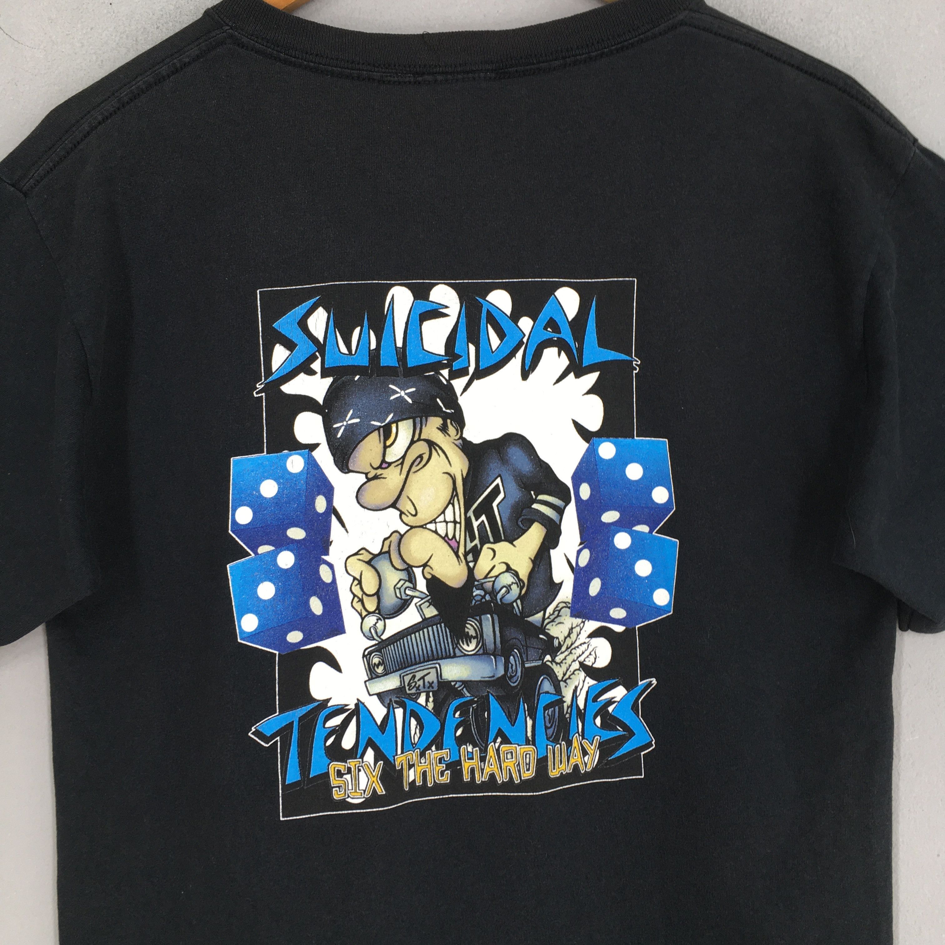 Band Tees × Vintage Vintage 90s Suicidal Tendencies Six the Hard Way Tshirt M Size US M / EU 48-50 / 2 - 6 Thumbnail