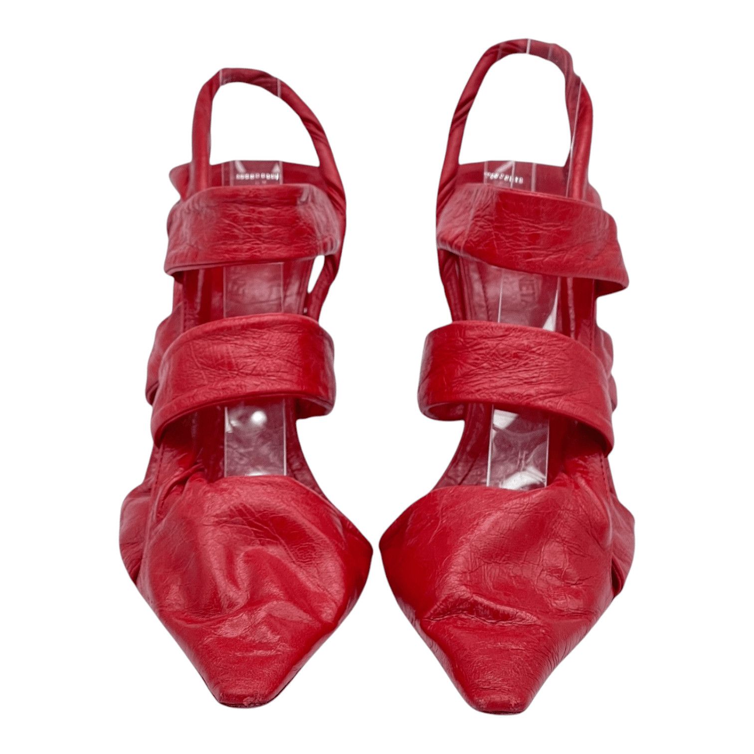 Bottega Veneta o1y0725 Slingback Pumps in Red Size US 5 / IT 35 - 4 Thumbnail