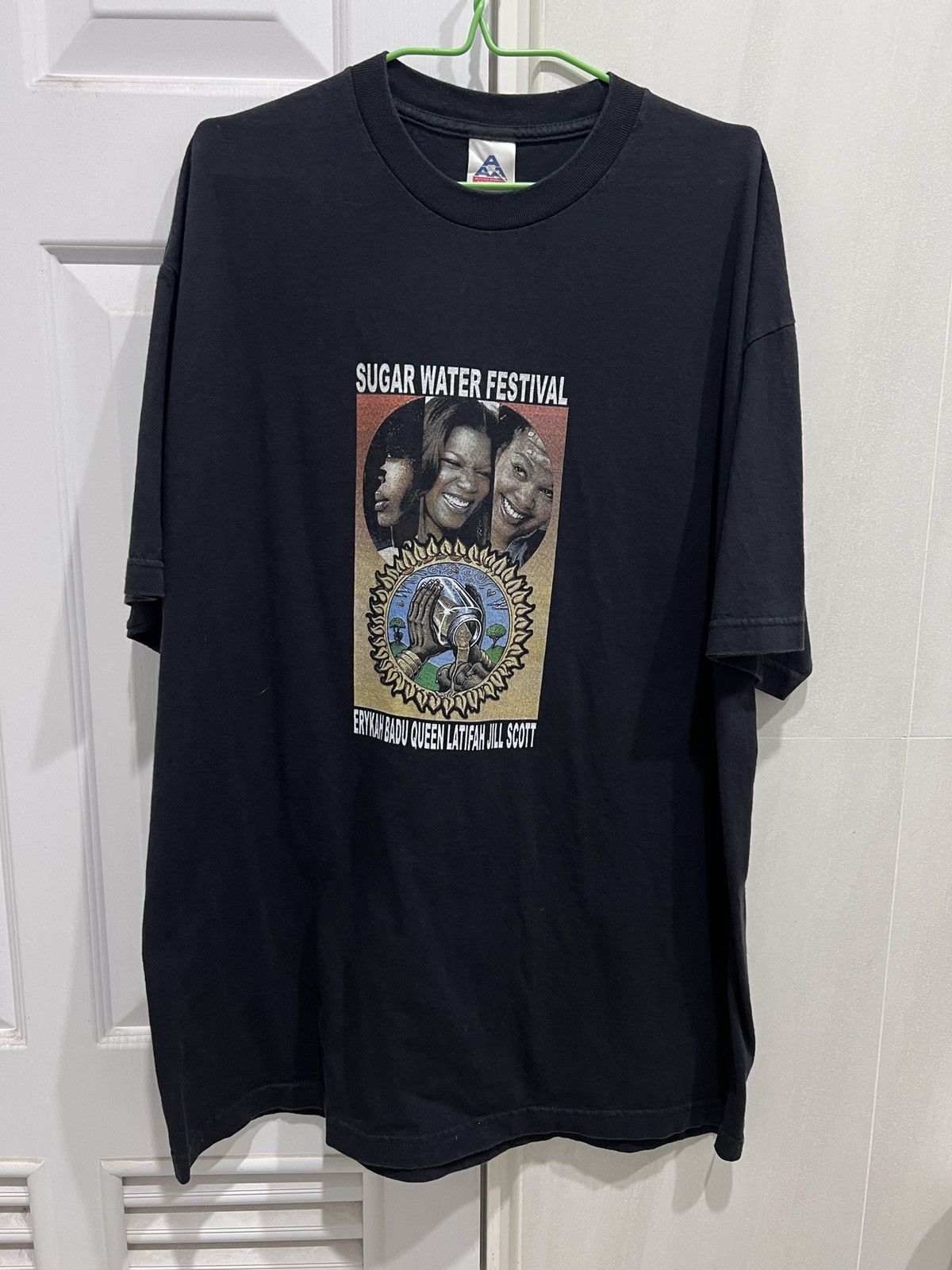 Rap Tees VTG SugarWaterFest Erykah Badu Latifah Jill Scott R&B Hiphop Size US XL / EU 56 / 4 - 3 Thumbnail
