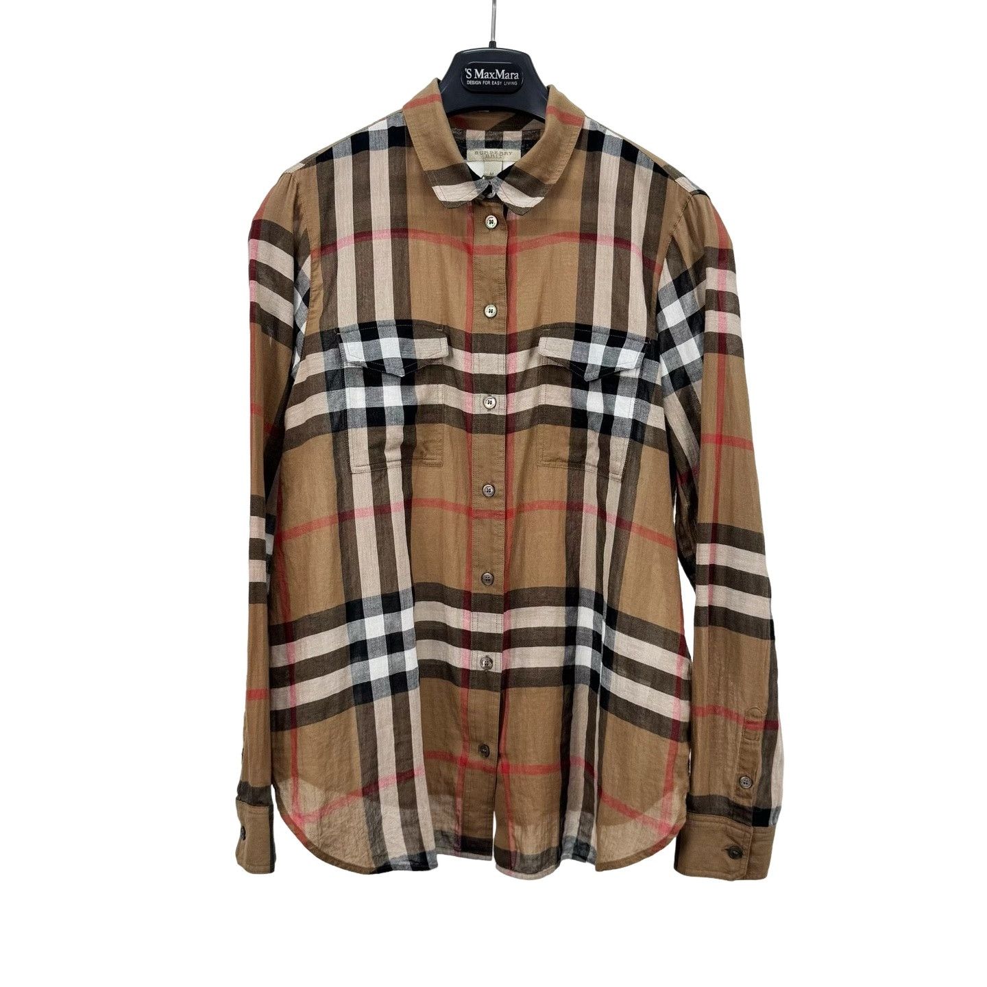 Burberry Burberry Check Long Sleeve Button Up Shirt Size M Size M / US 6-8 / IT 42-44 - 1 Thumbnail