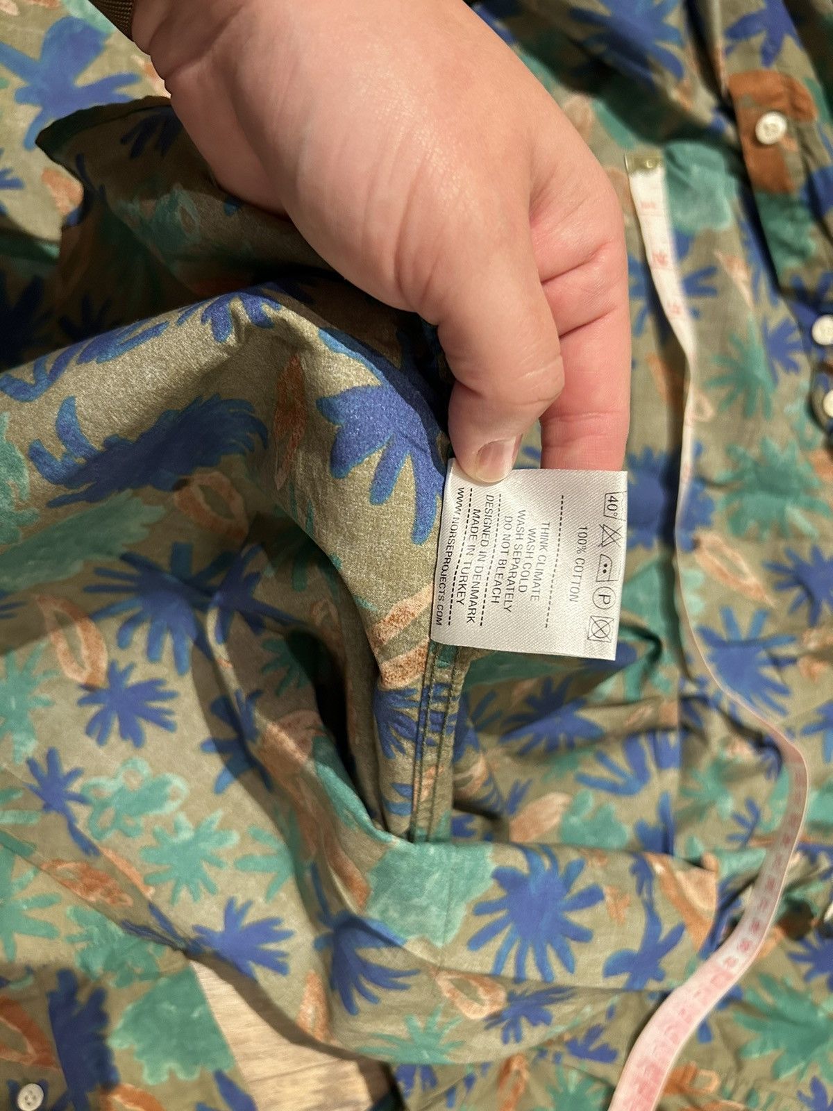 Norse Projects Botanical print button down shirt Size US XL / EU 56 / 4 - 10 Thumbnail