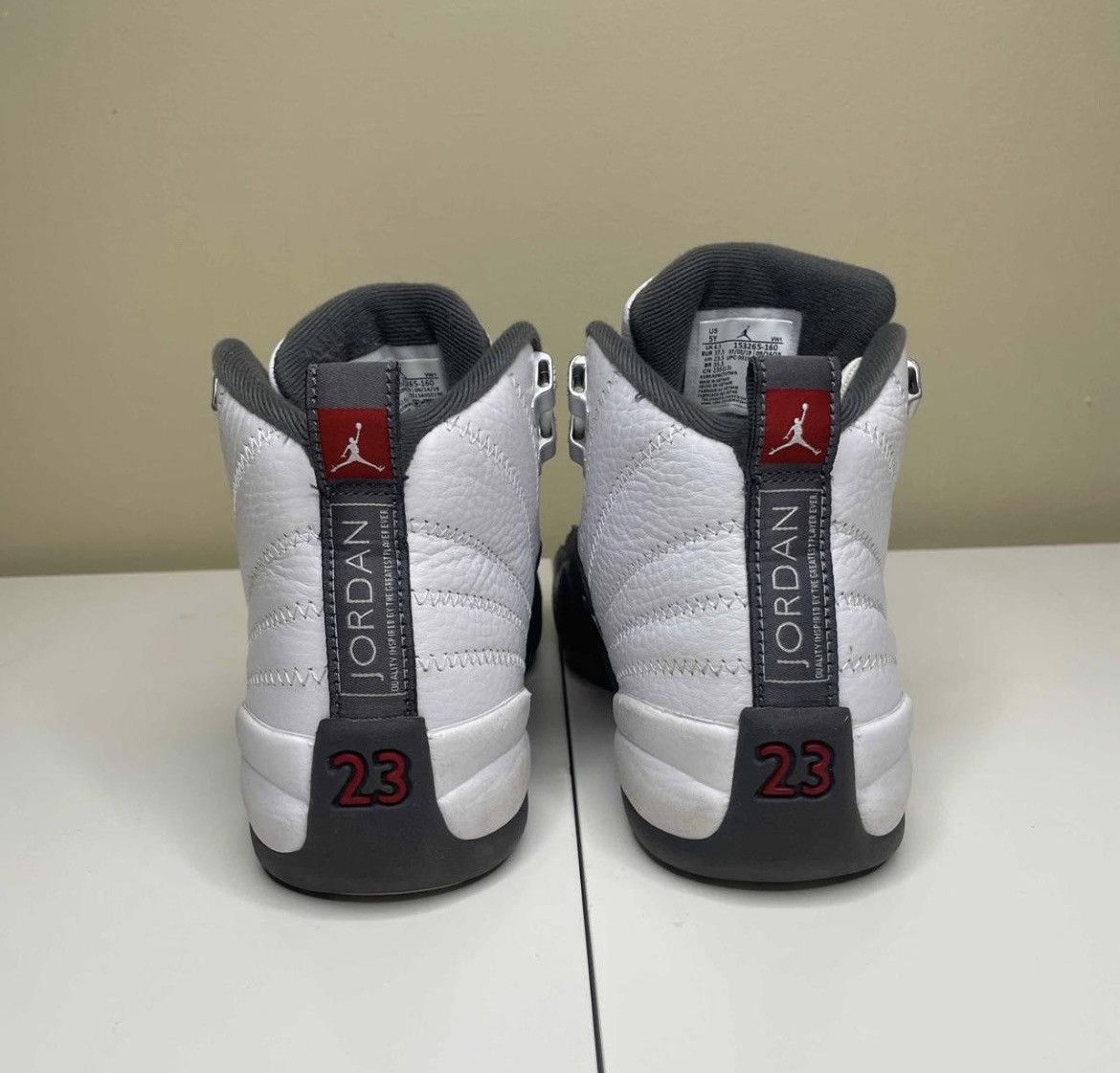 Jordan Brand AIR JORDAN 12 RETRO BG 'DARK GREY' Size US 5 / EU 37 - 5 Thumbnail