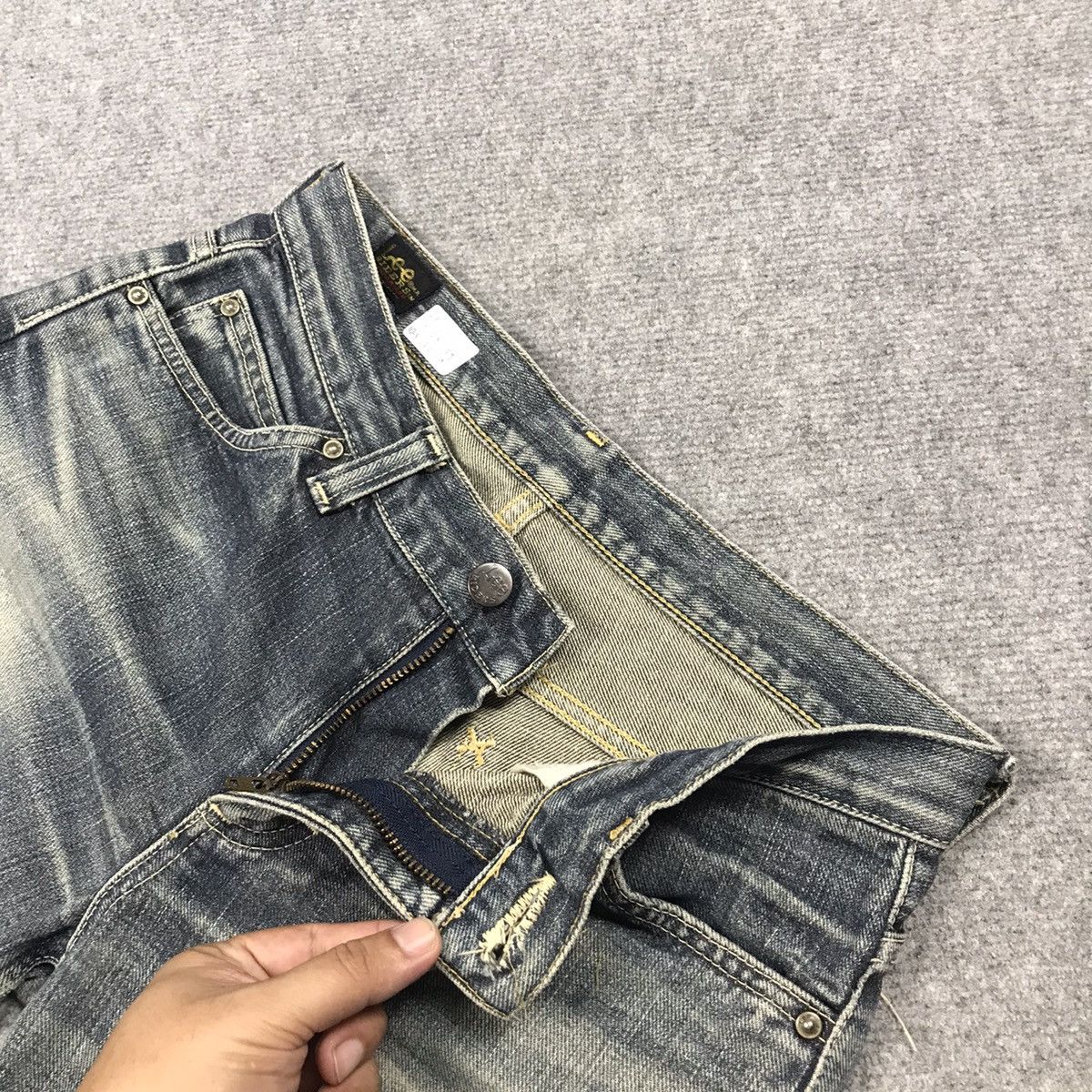 If Six Was Nine × Japanese Brand × Lee Flare Lee Riders Bootcut Japan style punk pants Size US 28 / EU 44 - 10 Thumbnail