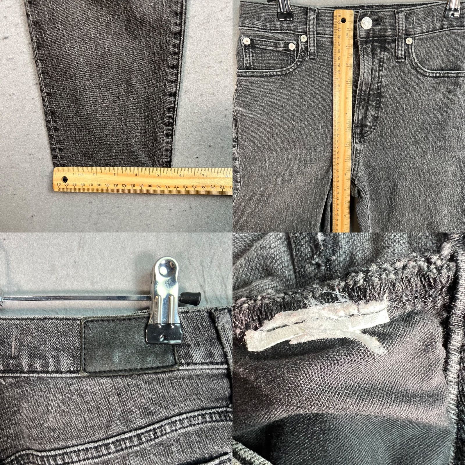 Madewell VINTAGE Madewell Womens Jeans The Perfect Gray High Rise Slim Fit Denim Size 25 Size 42" / US 20 - 8 Thumbnail