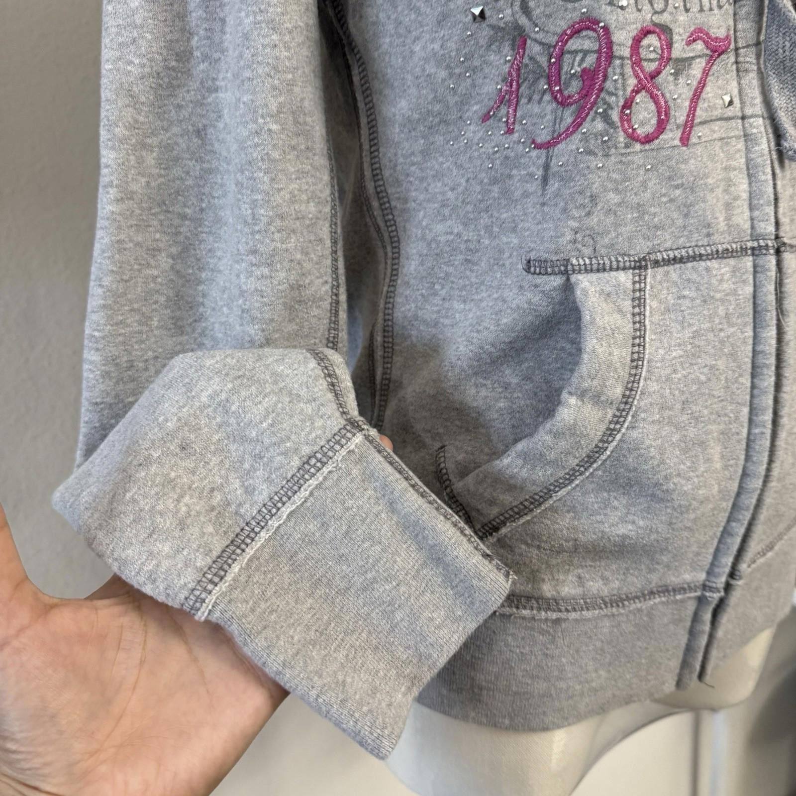 Aeropostale Y2k Aeropostale Womens Zip Up Hoodie M Size M / US 6-8 / IT 42-44 - 3 Thumbnail