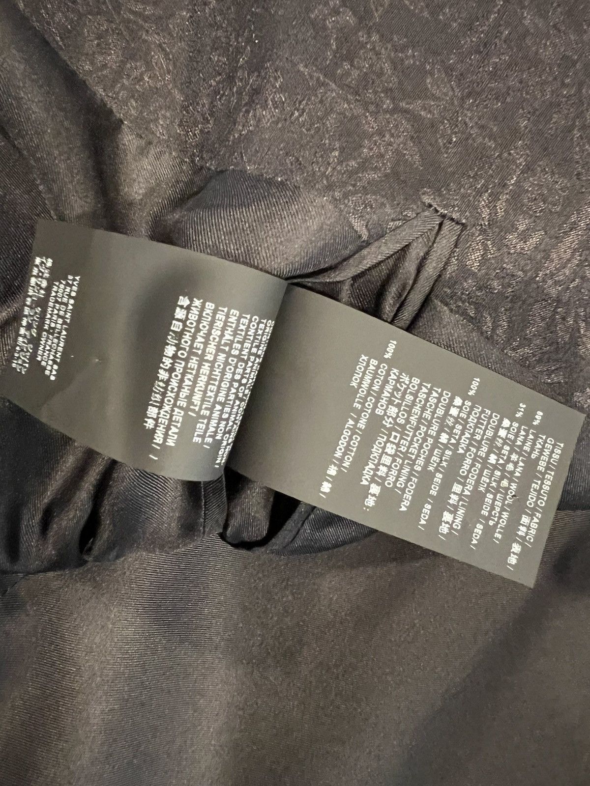 Saint Laurent Paris Saint Laurent jacquard men’s blazer. 52/42. $3650 Size 42R - 6 Thumbnail