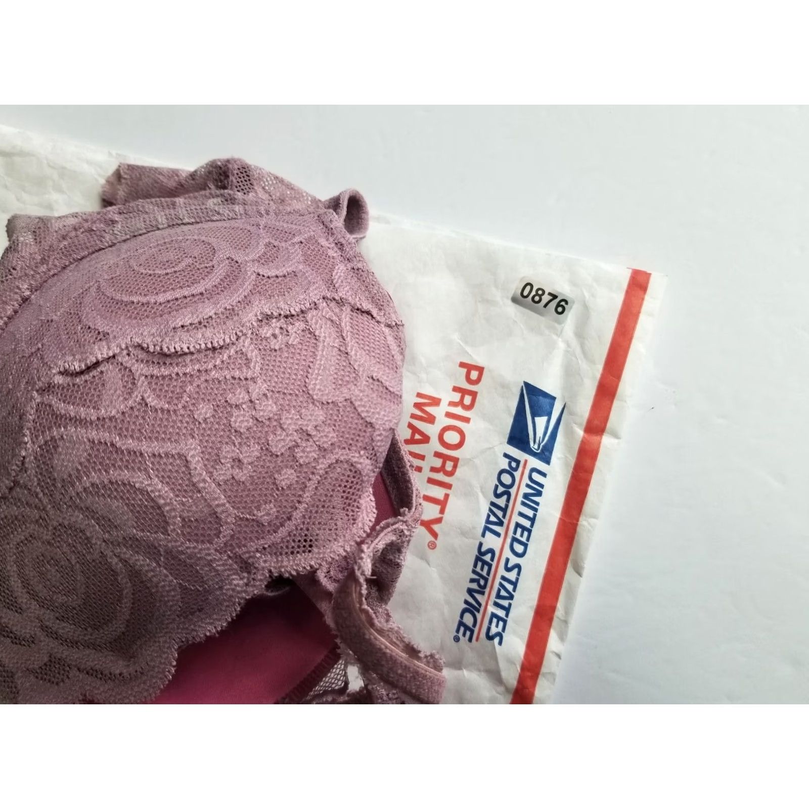 Victoria's Secret Victoria's Secret Pink Bralette Bra Underwired DD Cup S Purple Floral Boho Chic Adjustable Strap Back Closure Lightweight Vintage: No Girls Women Size ONE SIZE - 8 Thumbnail