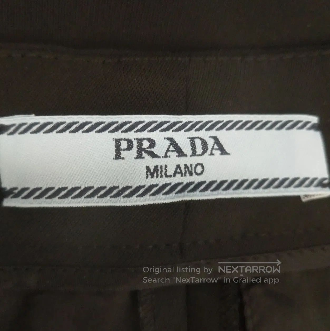 Prada Prada Black Pleated Tie Shorts Size 38 . Size 37" - 4 Thumbnail