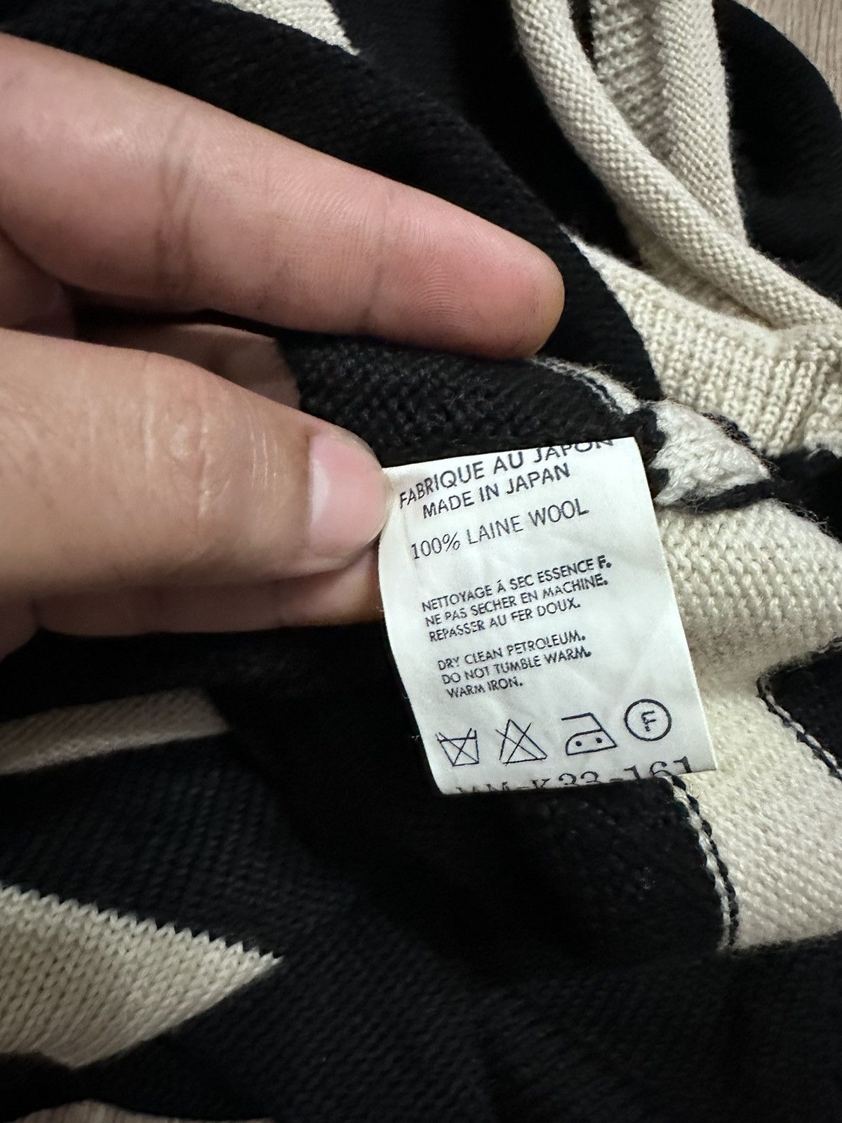Japanese Brand × Y's for Men × Yohji Yamamoto 🇯🇵 Iconic Y's for men Stripes Knitwear Yohji Yamamoto Size US M / EU 48-50 / 2 - 8 Thumbnail