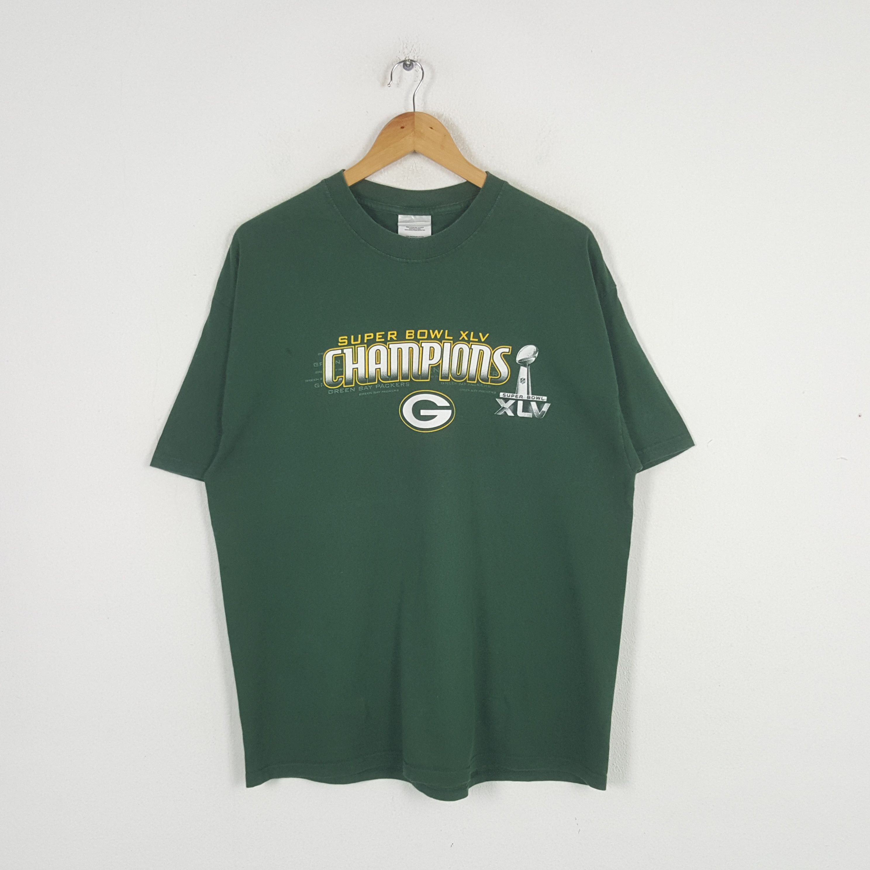 Champion × NFL × Vintage Vintage Super Bowl Champions Football Team Tshirt C285N15 Size US L / EU 52-54 / 3 - 1 Thumbnail