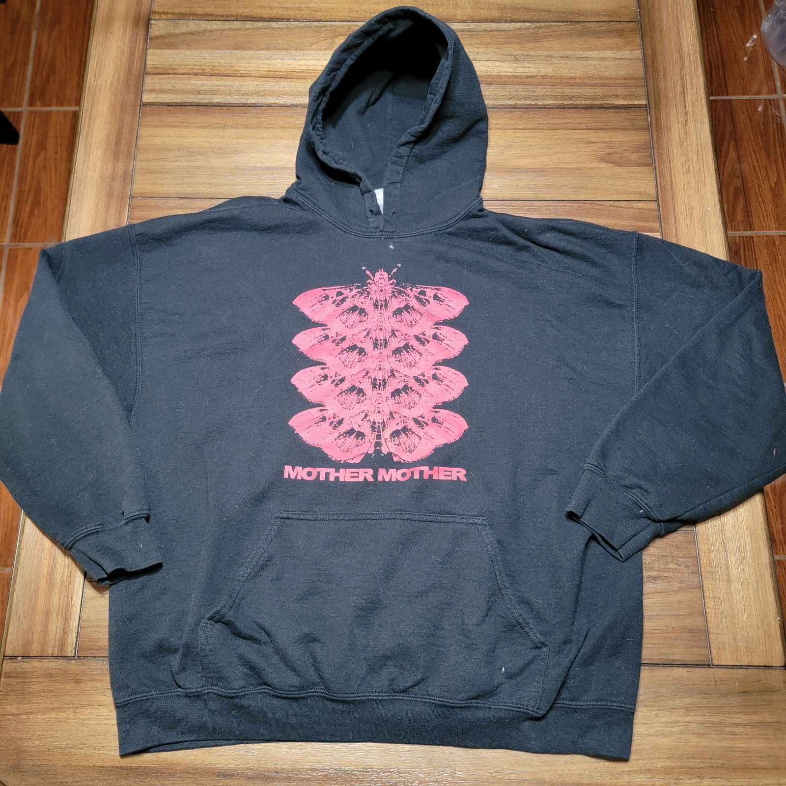 Gildan Mother Mother LS Black Unisex Hoodie (Gildan) - Size XL Size US XL / EU 56 / 4 - 1 Thumbnail