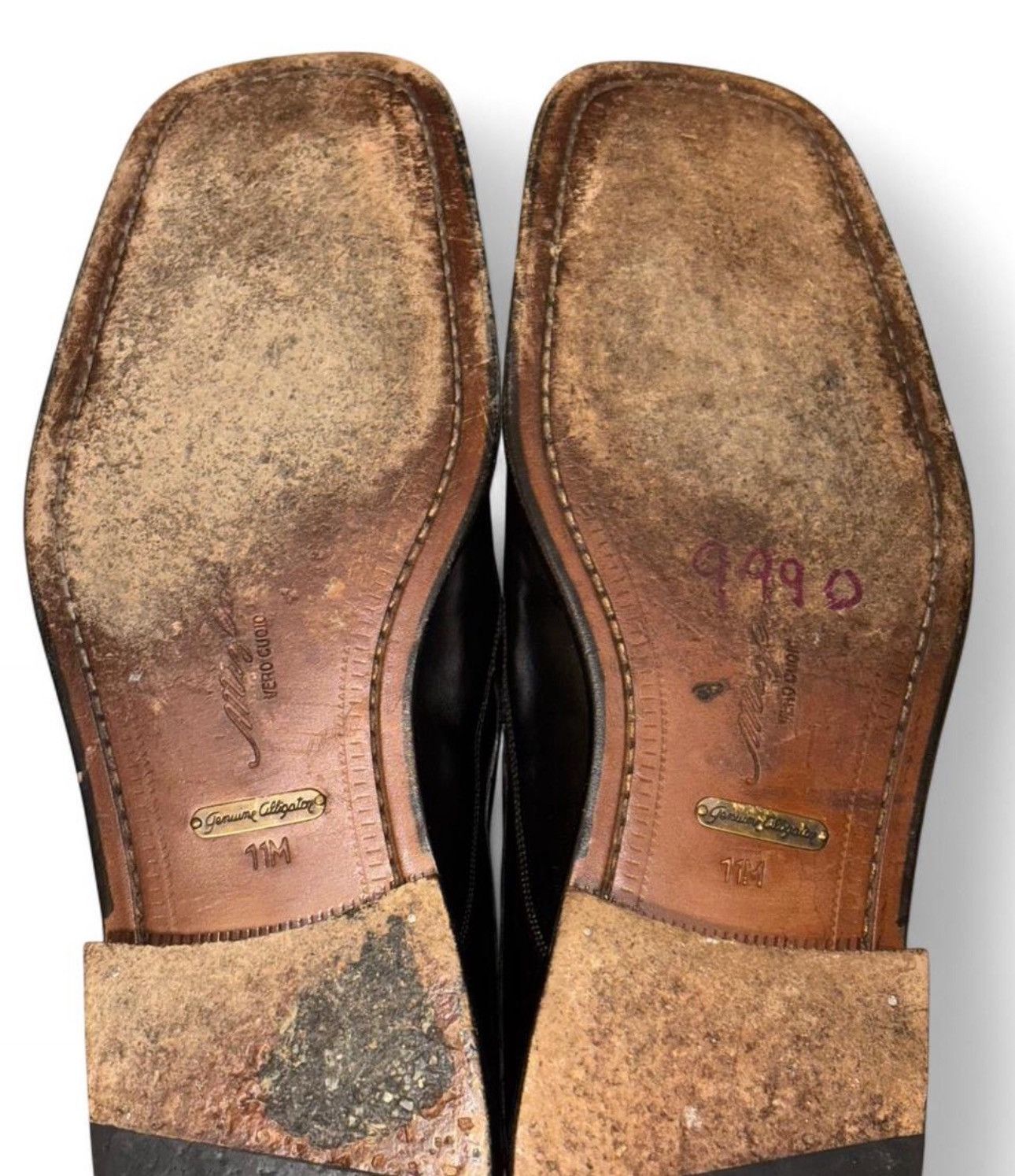 Mezlan × Vintage Mezlan Spanish-made Alligator Loafers Size US 11 / EU 44 - 5 Thumbnail