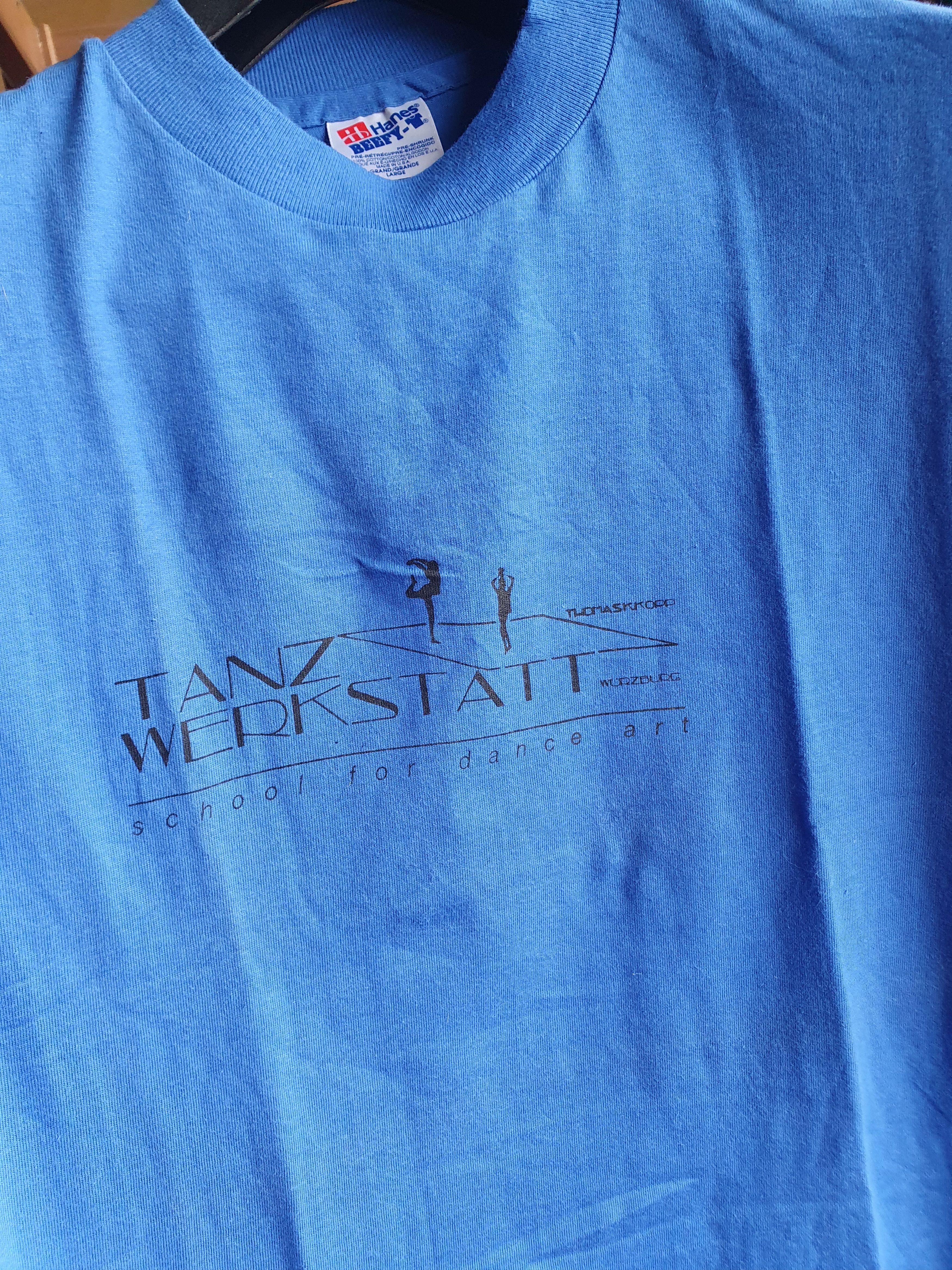 Hanes × Vintage School For Dance Art Tanz Werkstatt Single Stitch tee sz L Size US L / EU 52-54 / 3 - 1 Thumbnail