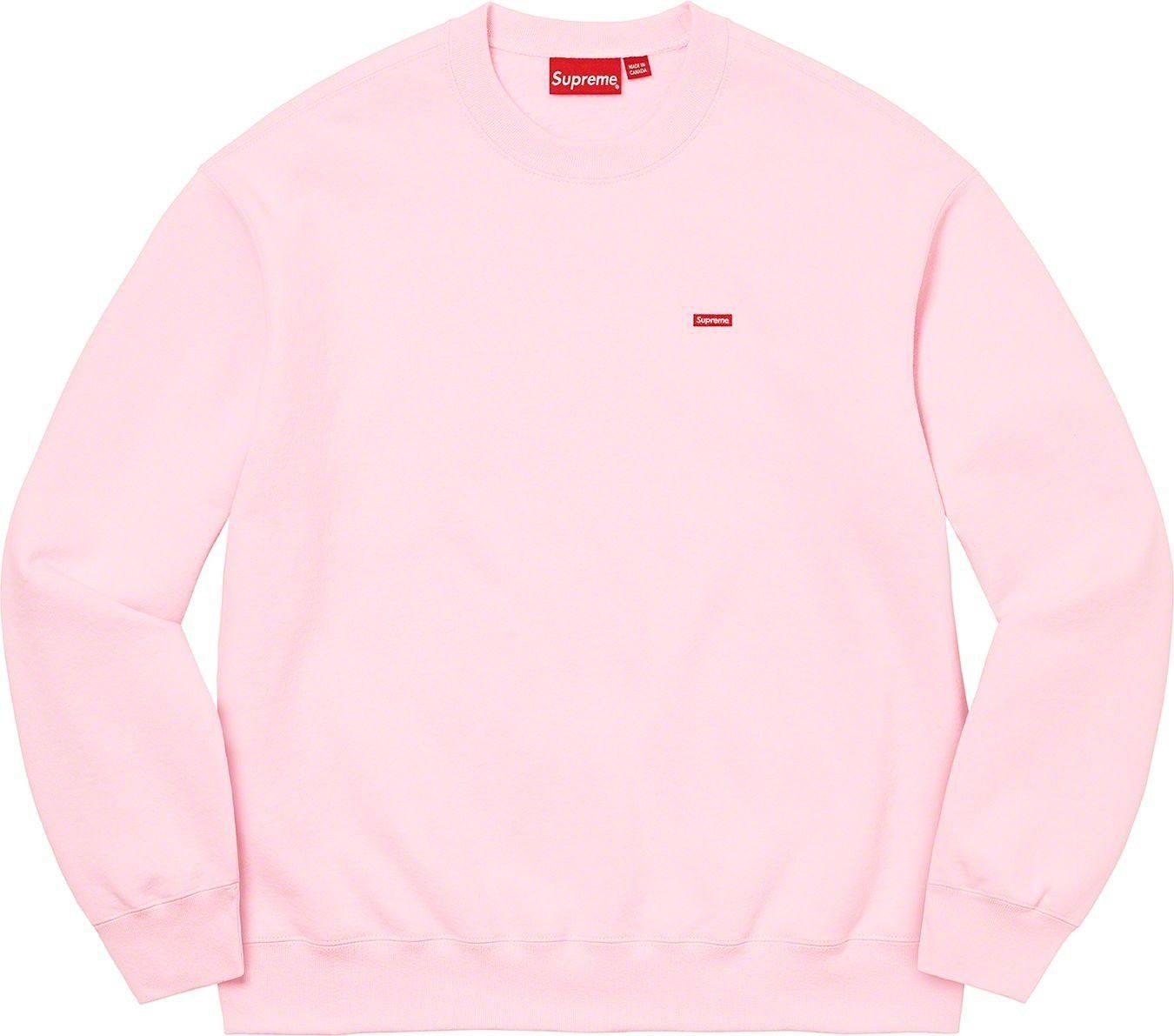Supreme Supreme Box Logo Crewneck Light Pink Size US L / EU 52-54 / 3 - 1 Thumbnail