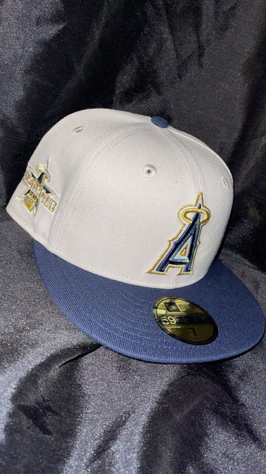 image of Hat Club x Myfitteds Ams Angels Size 7 Renarts in Yellow, Men's
