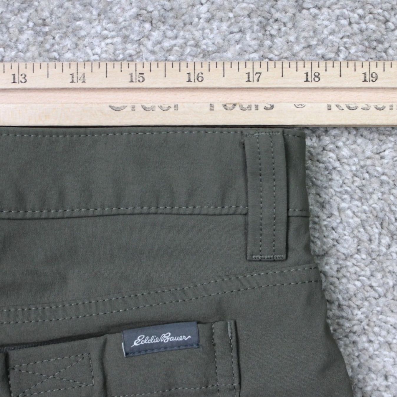 Eddie Bauer Eddie Bauer Pants Mens 36 Green 36x30 Fleece Lined Tech Nylon Stretch Cargo Pocket Size US 36 / EU 52 - 7 Thumbnail