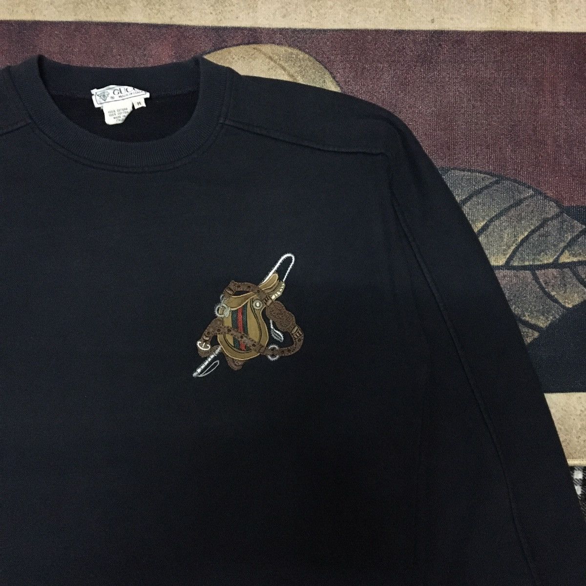 Gucci Vintage GUCCI Crewneck Sweatshirt Size US M / EU 48-50 / 2 - 4 Thumbnail