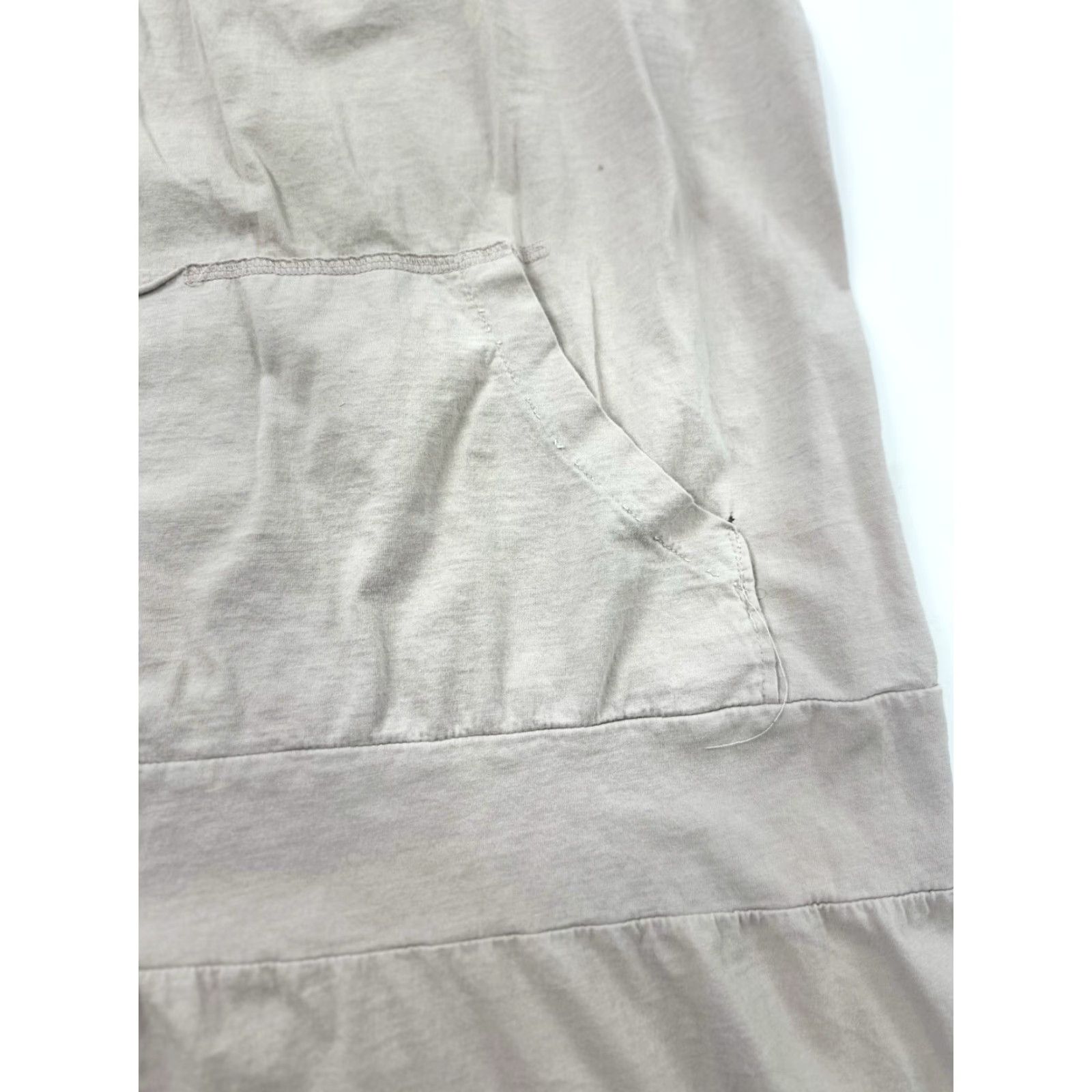 Vintage Drifter Shirt Dress Women L Beige Hoodie Pocket Reindeer USA Moto USA Reindeer Pocket Short Sleeve Casual Size L / US 10 / IT 46 - 5 Thumbnail